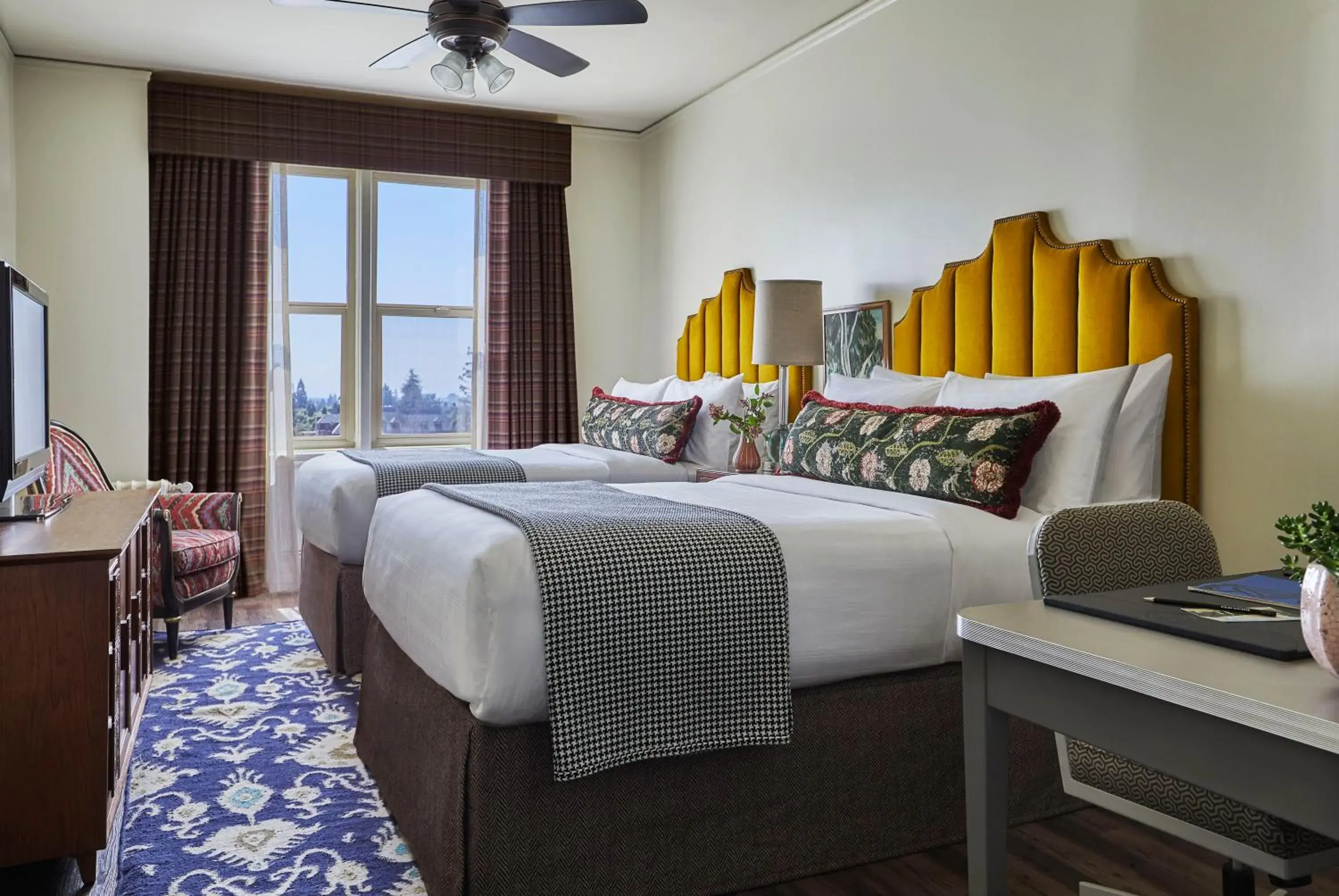 Graduate Double Room with Two Double Beds - Top Floor in Graduate by Hilton Berkeley Graduate Double Room with Two Double Beds - Top Floor in Graduate by Hilton Berkeley