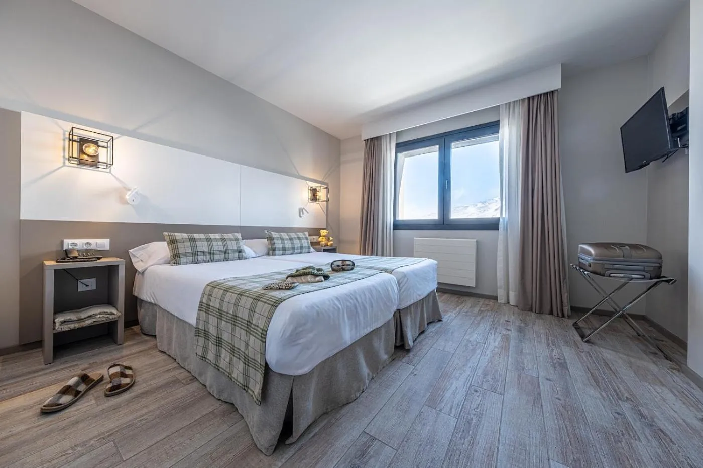 Bed in Apartamentos Caribou