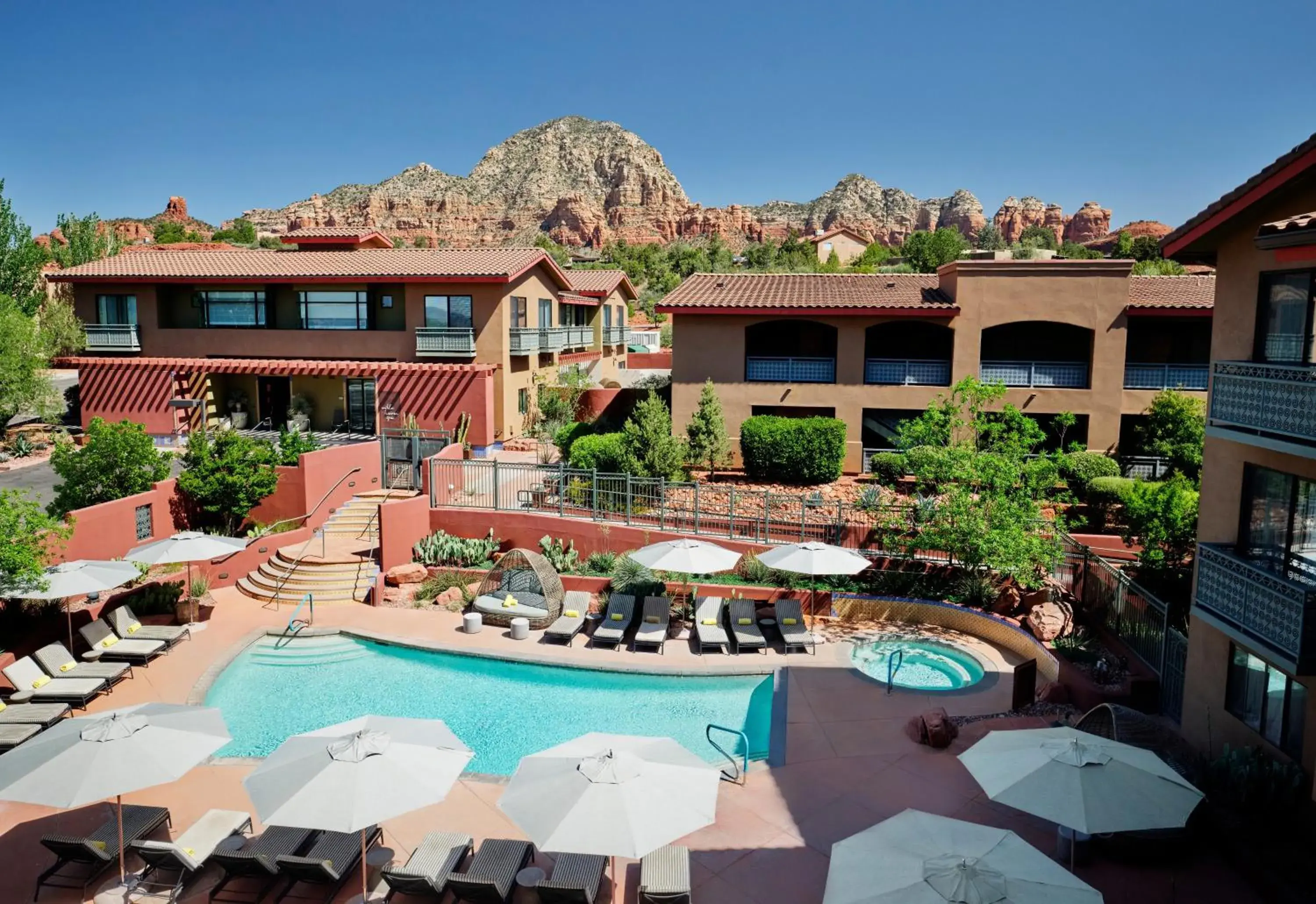 Pool view in The Wilde Resort and Spa Pool view in The Wilde Resort and Spa