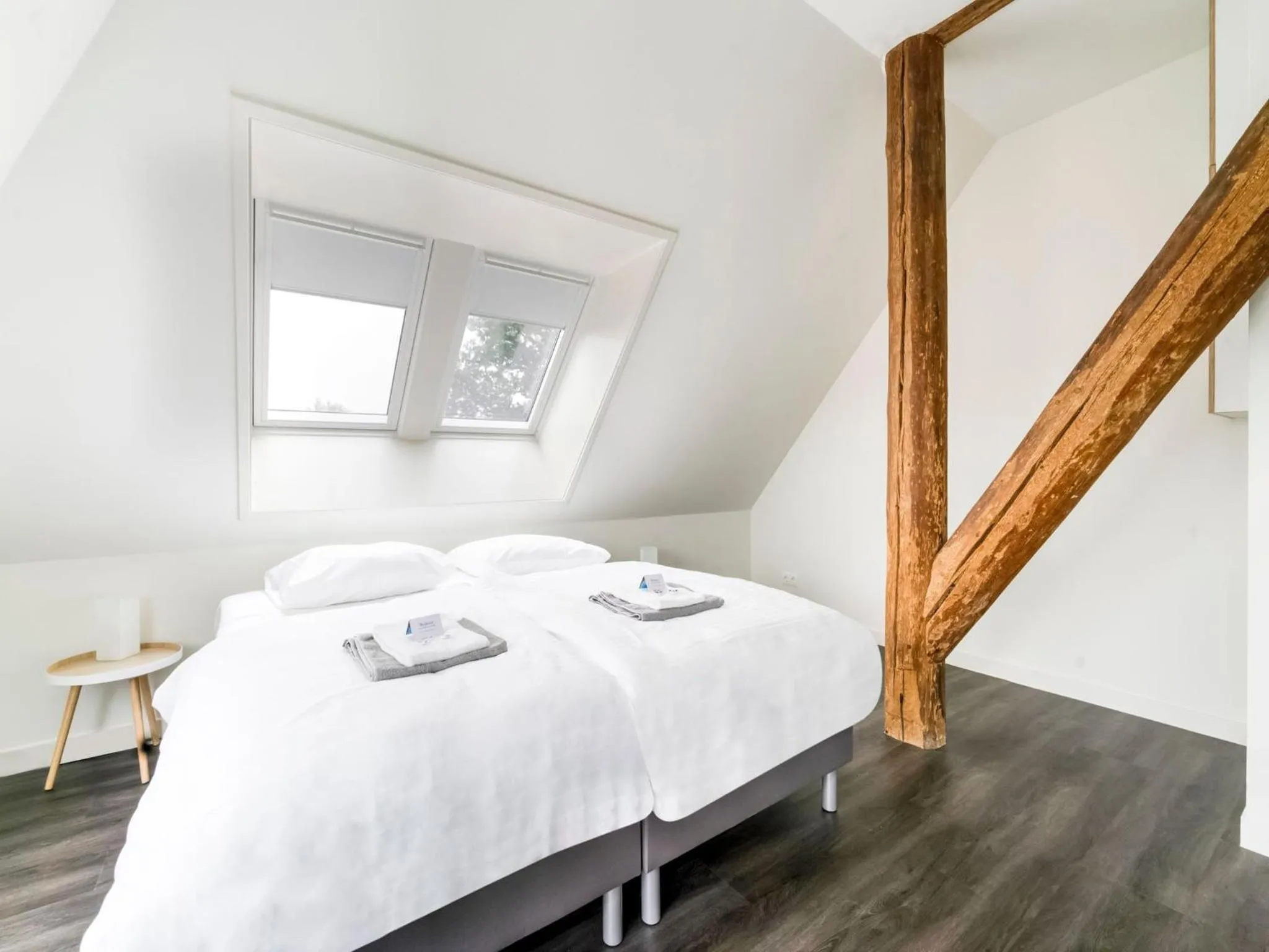 Bedroom, Bed in Spacious Farmhouse with Sauna, hottub