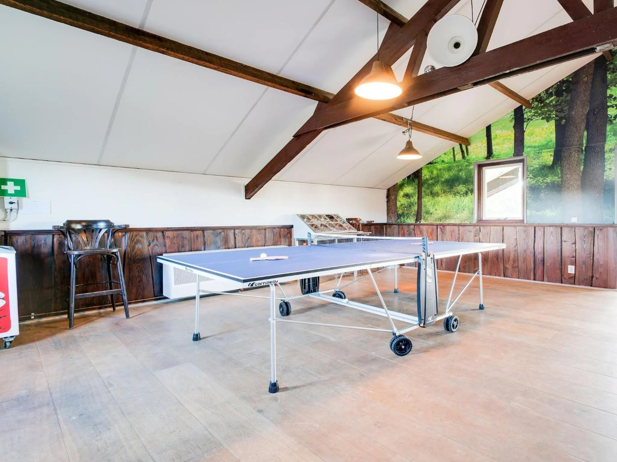 Game Room in Spacious Farmhouse with Sauna, hottub