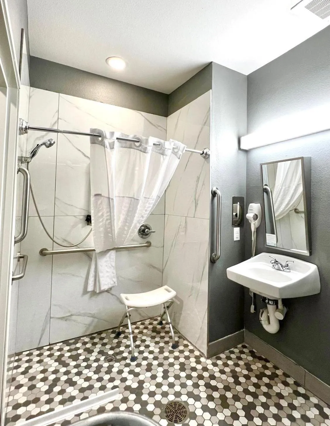 Bathroom in Microtel Inn & Suites by Wyndham Austin Airport