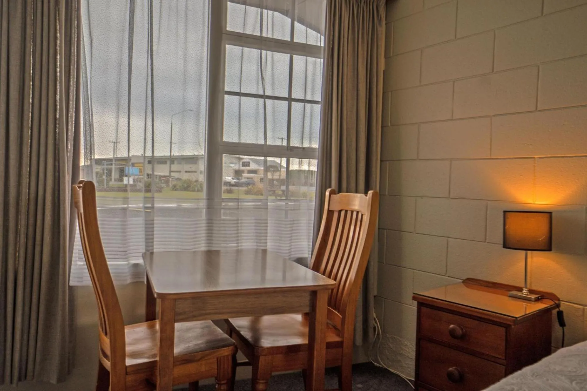 Seating area in Kaikoura Motor Inn