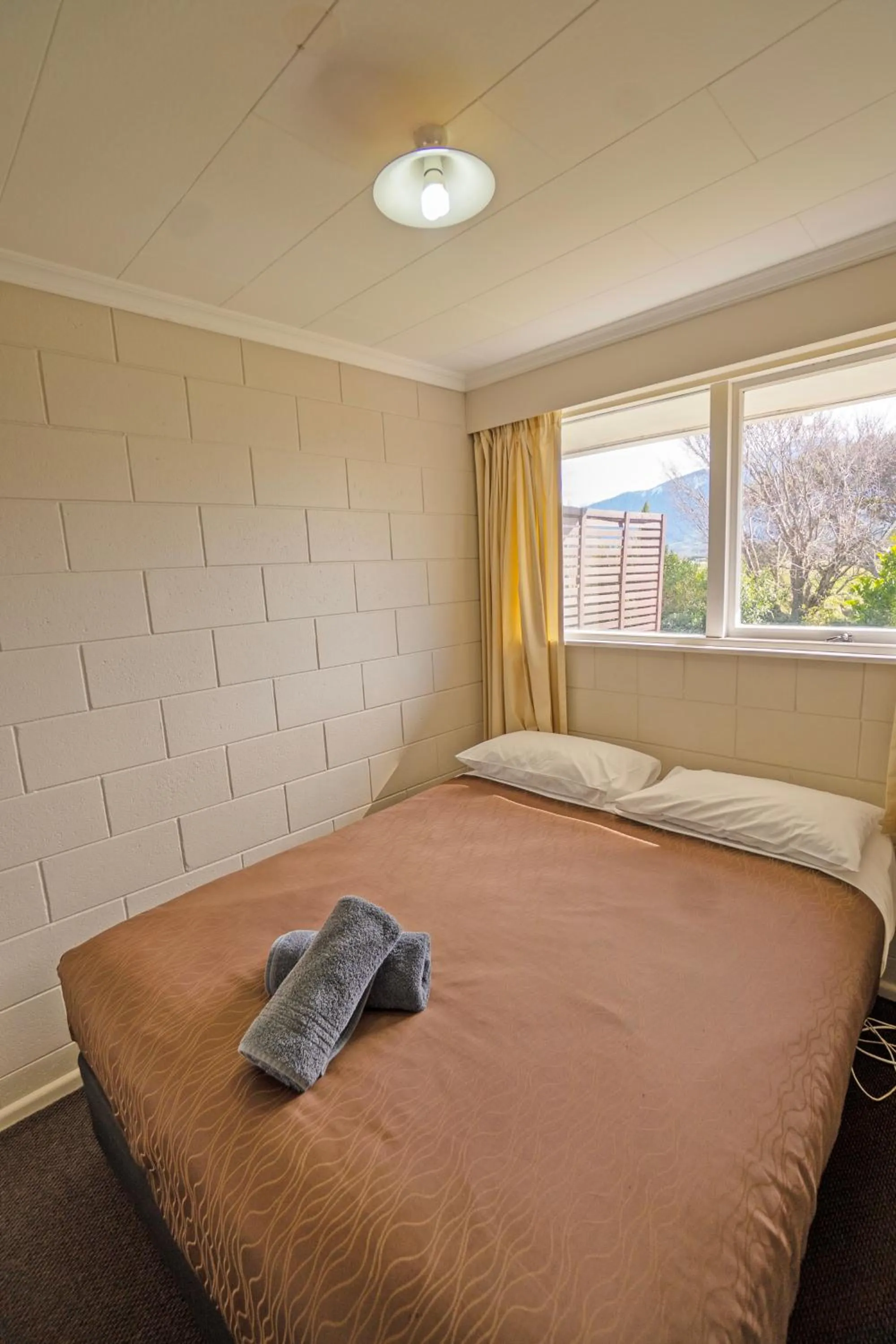 Bed in Kaikoura Motor Inn