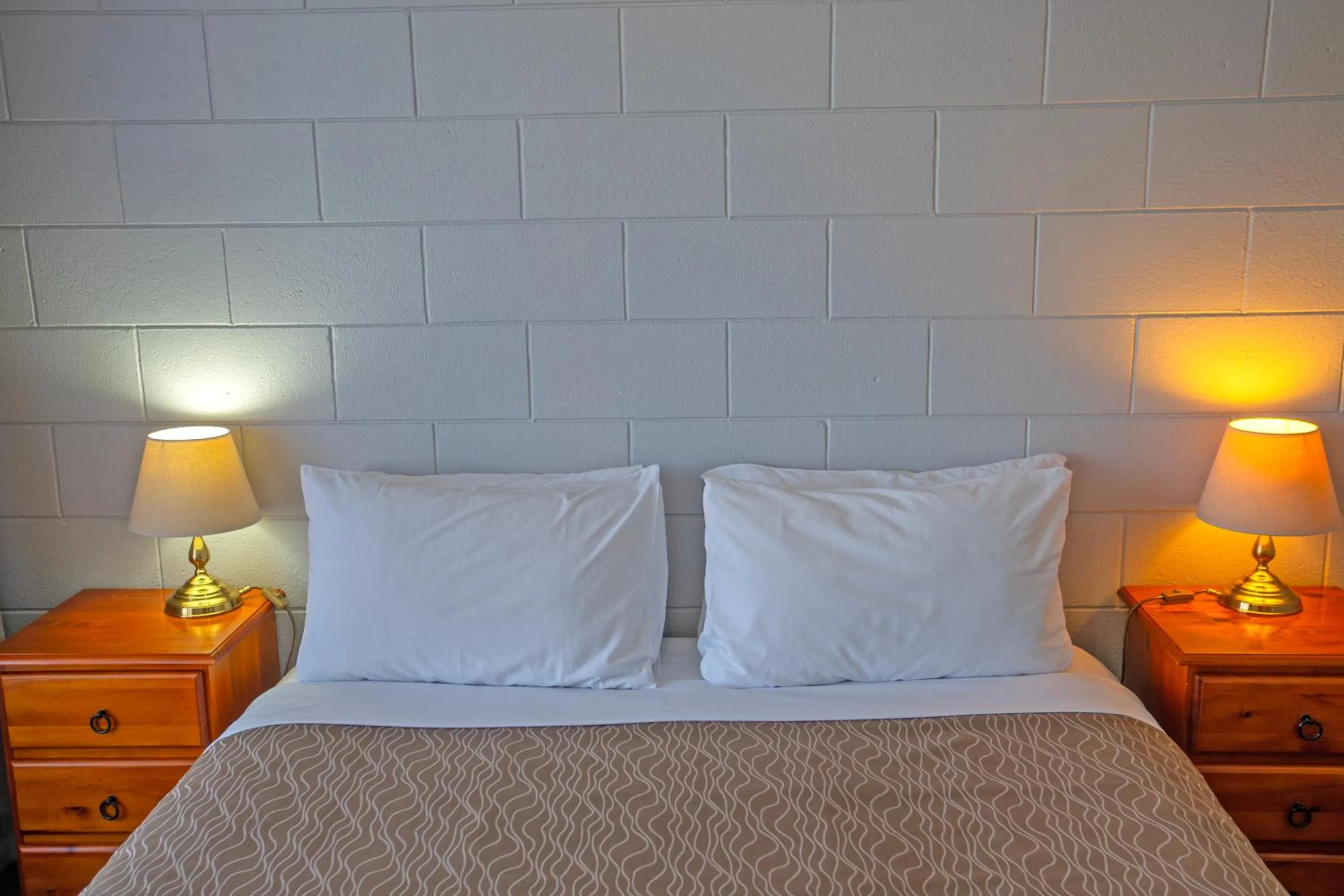 Bed in Kaikoura Motor Inn