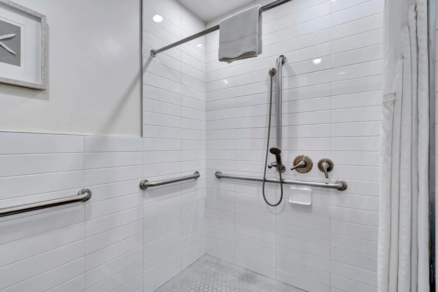 Shower in Santa Monica Hotel