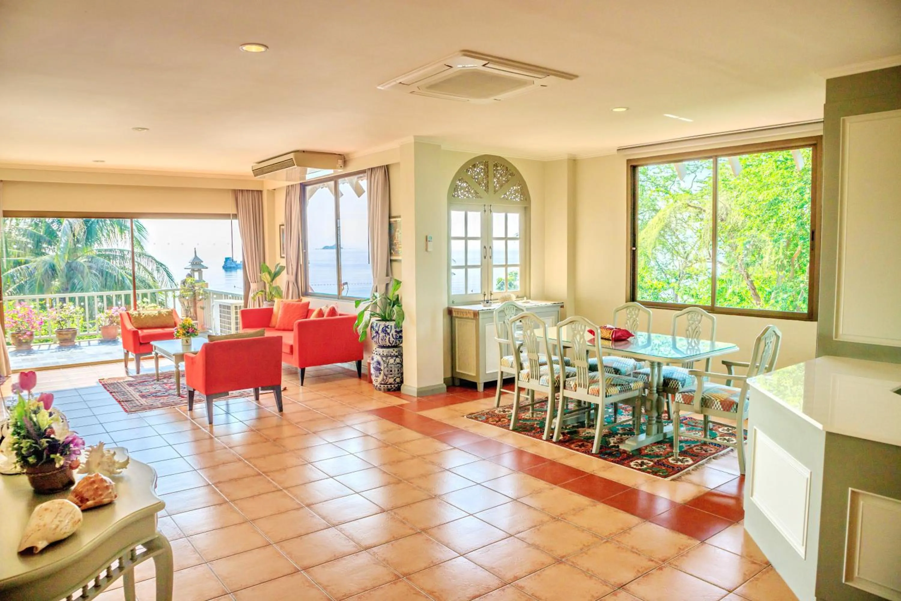 Living room in Anantasila Beach Resort Hua Hin