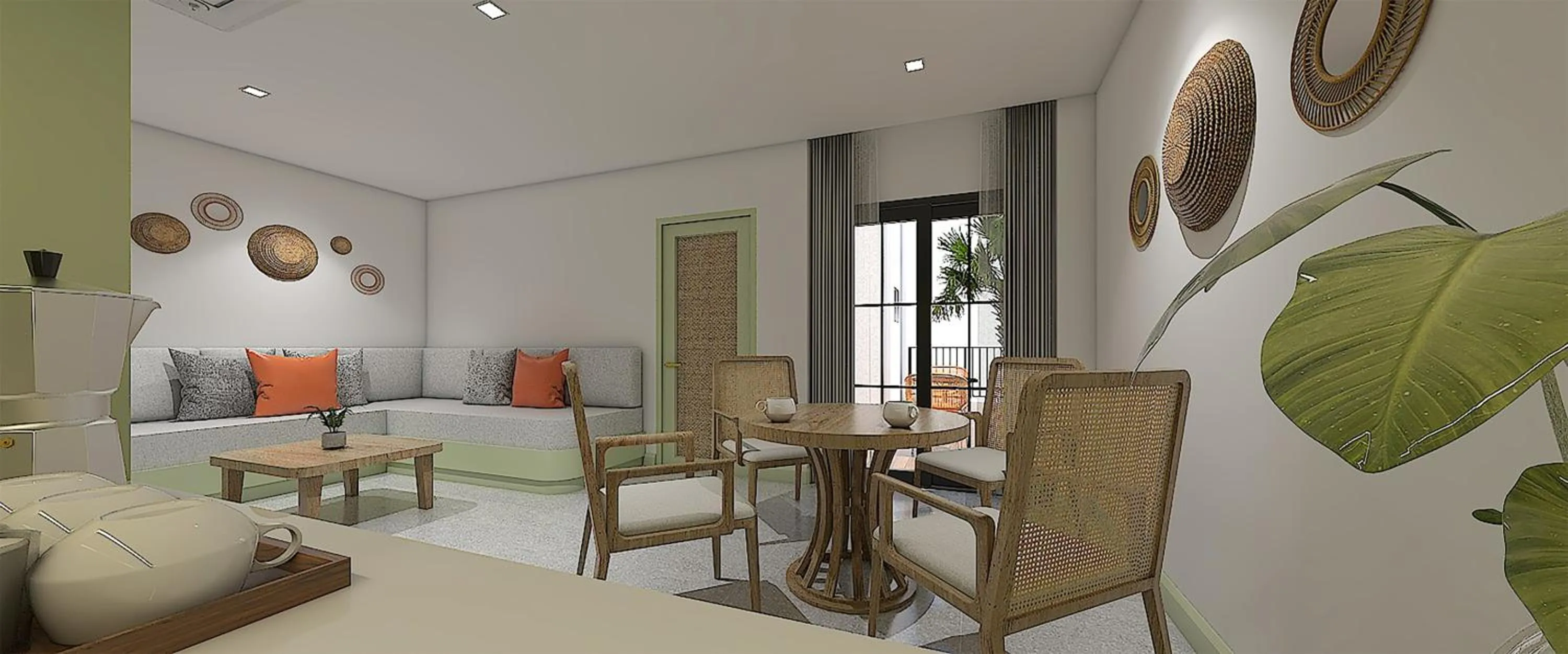 Living room in Anantasila Beach Resort Hua Hin