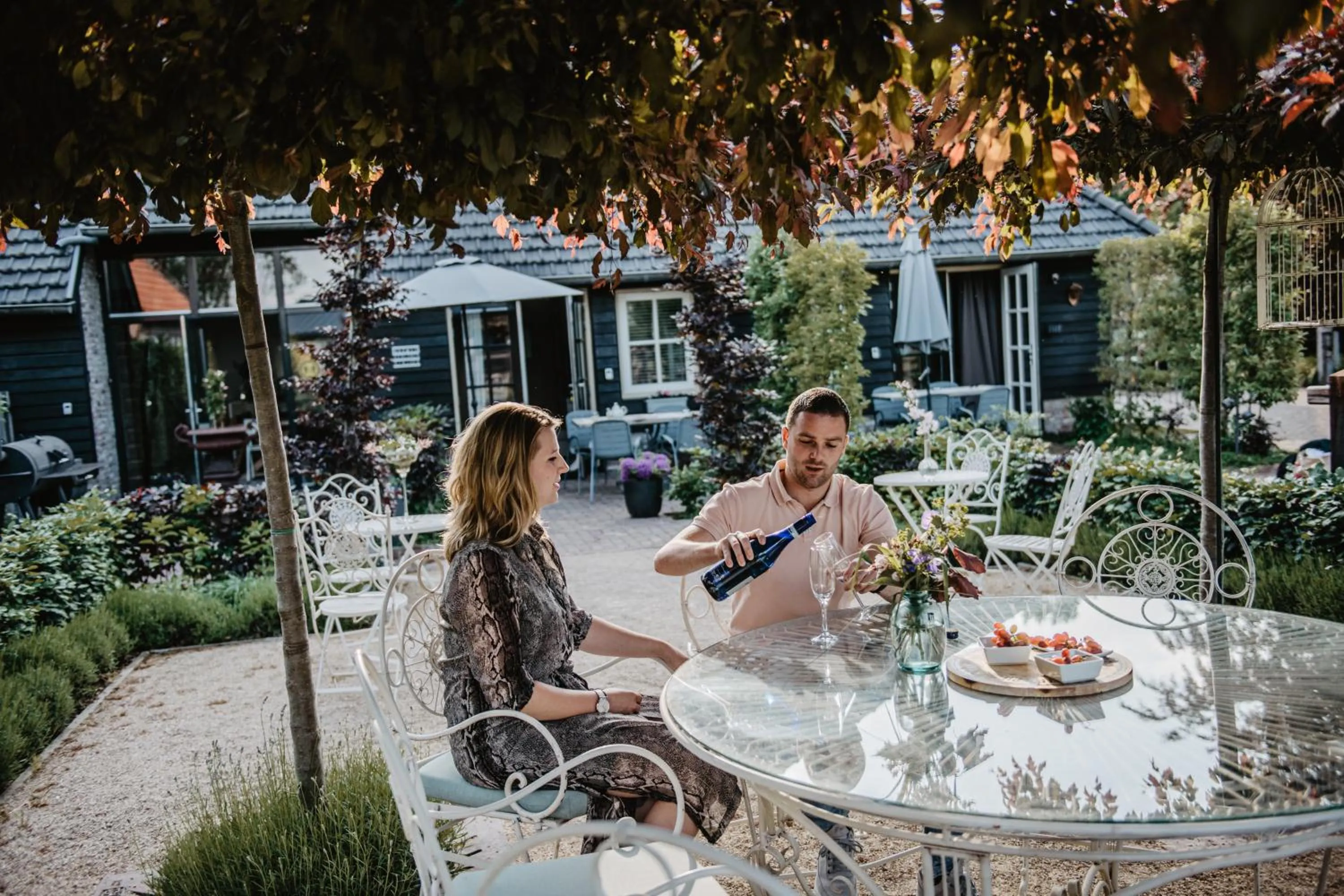 Garden view in De Verloren Sinjoor