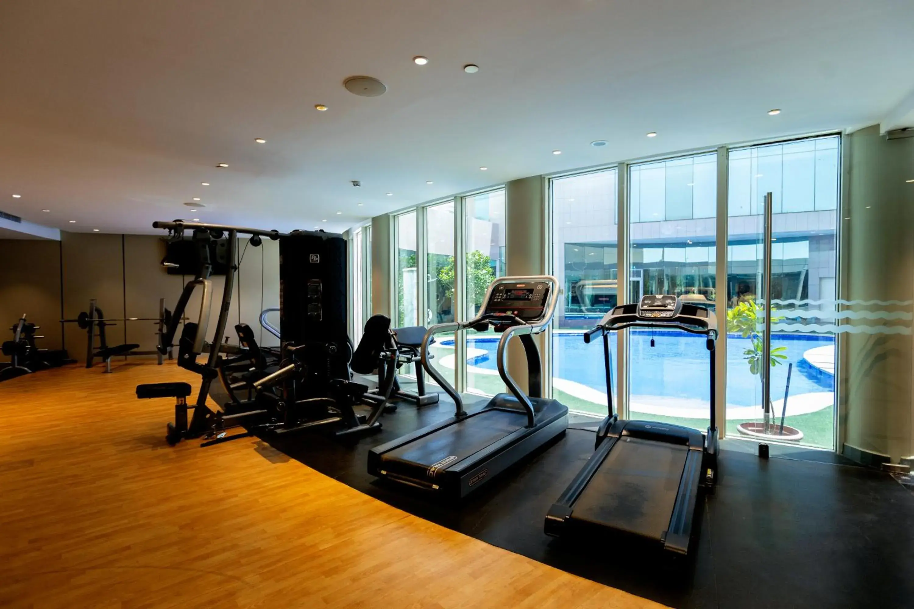 Fitness centre/facilities in Ramada Hotel & Suites by Wyndham Al Qassim Fitness centre/facilities in Ramada Hotel & Suites by Wyndham Al Qassim