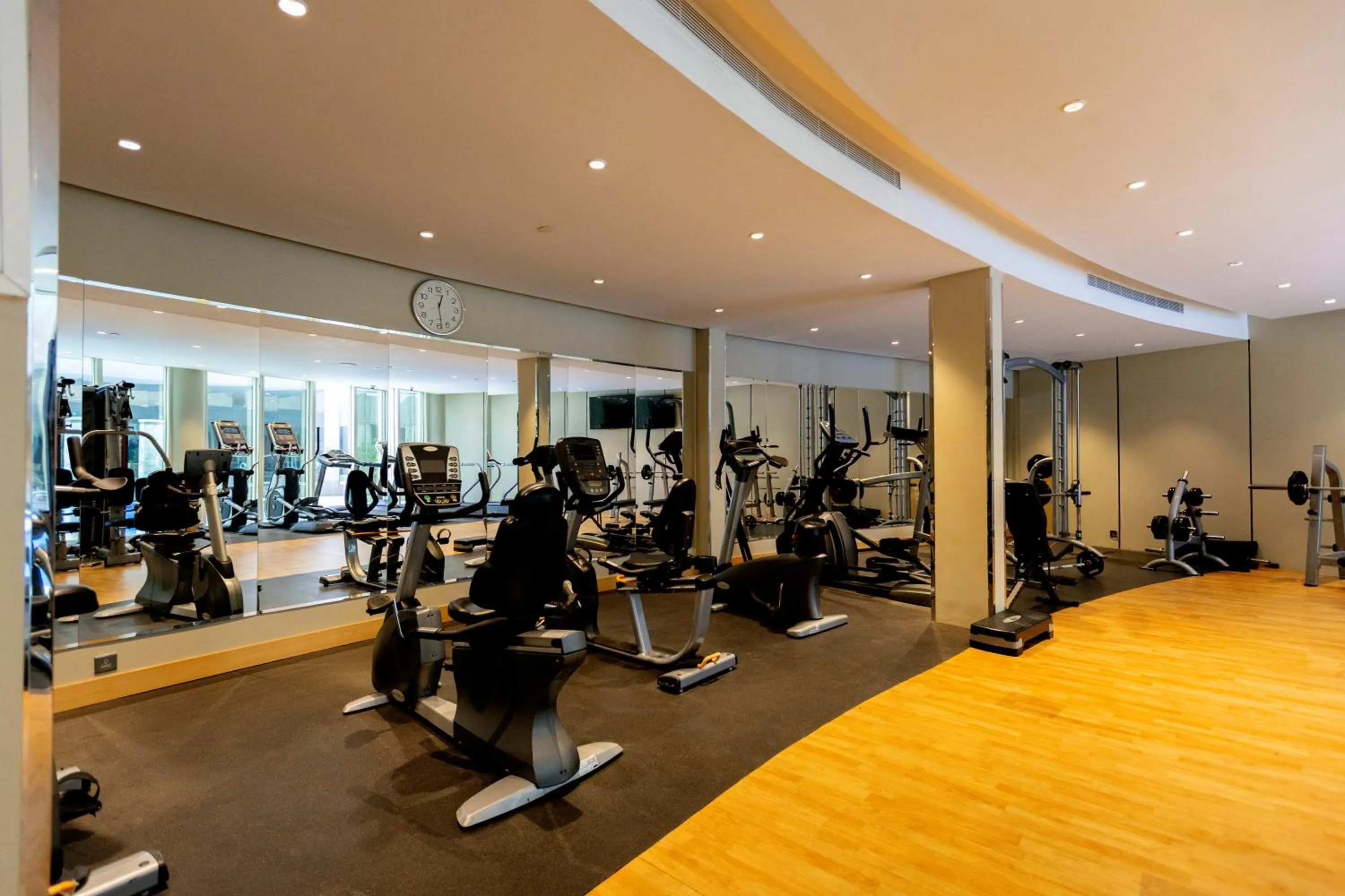 Fitness centre/facilities in Ramada Hotel & Suites by Wyndham Al Qassim