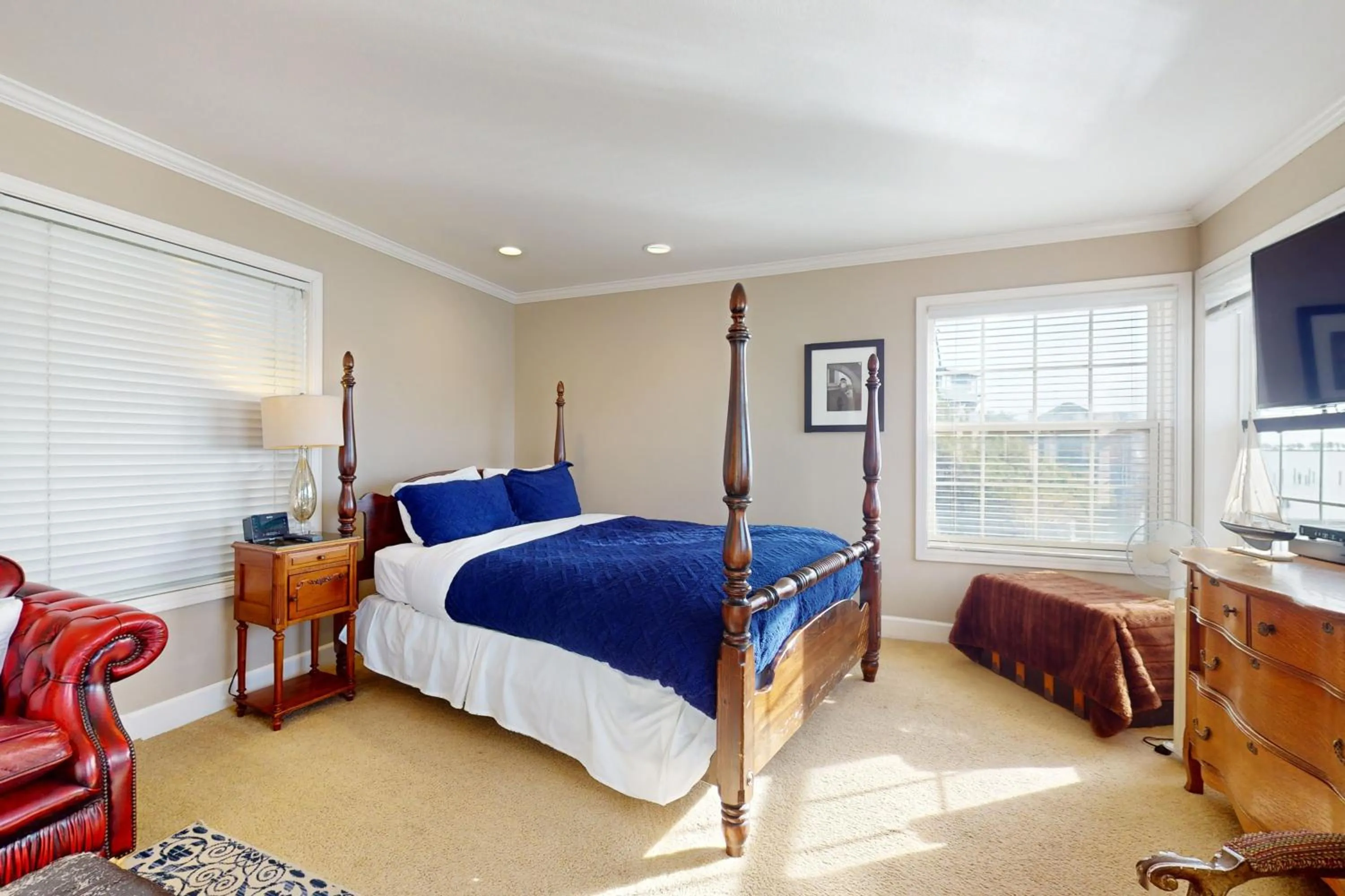 Bed in Bayside Cottage