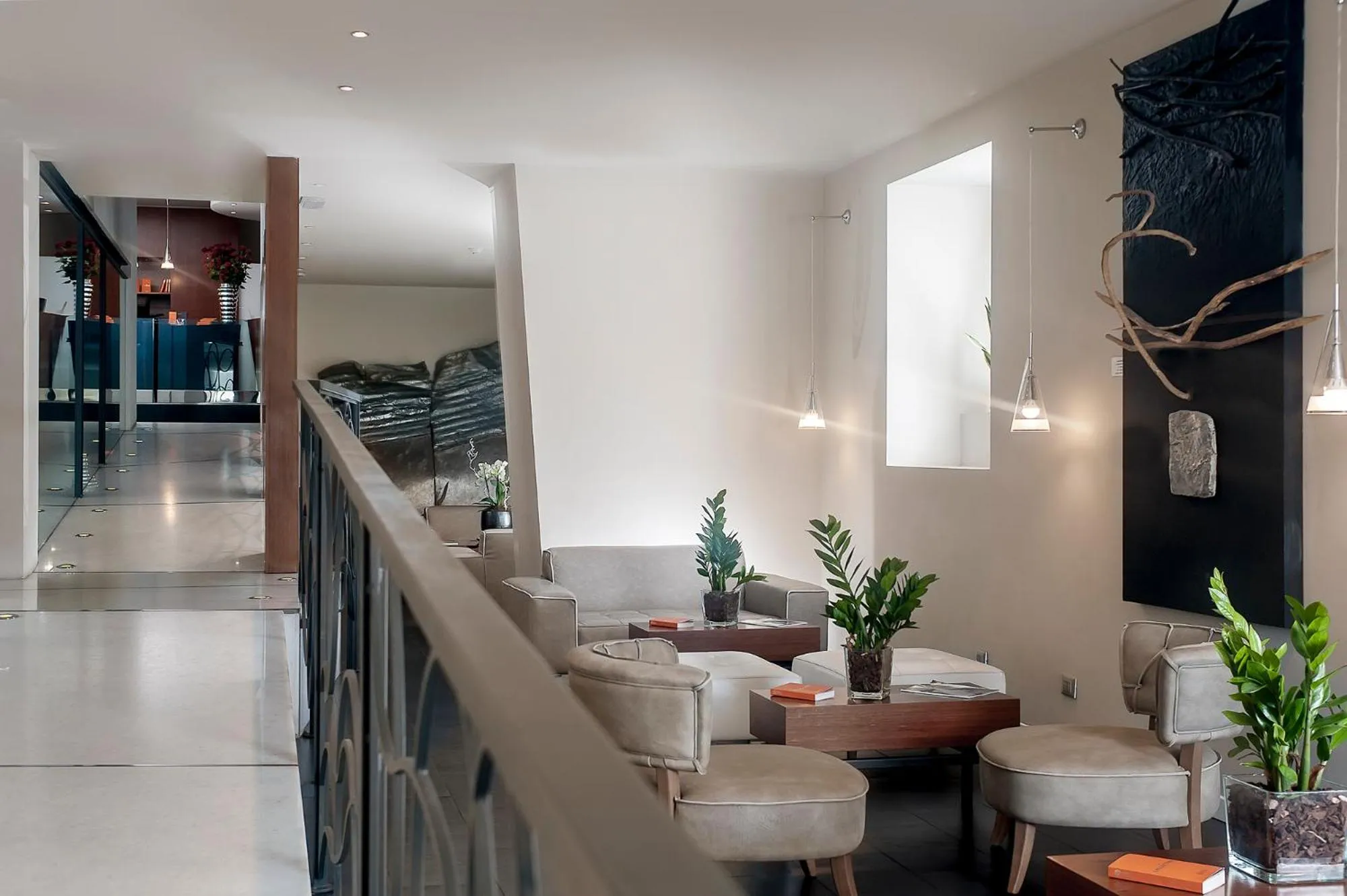 Seating area in Hotel Metropolis