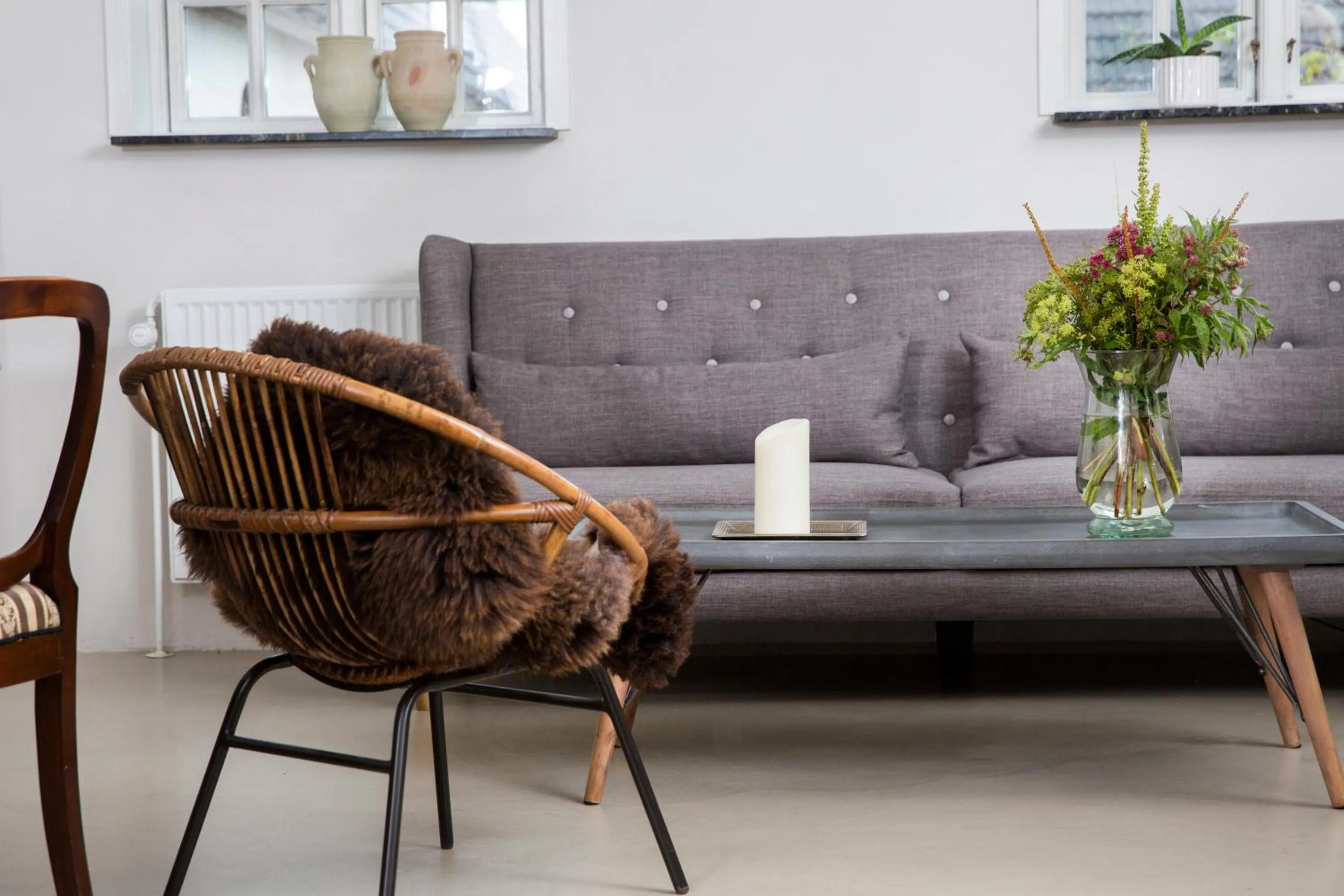 Living room in Gl. Brydegaard