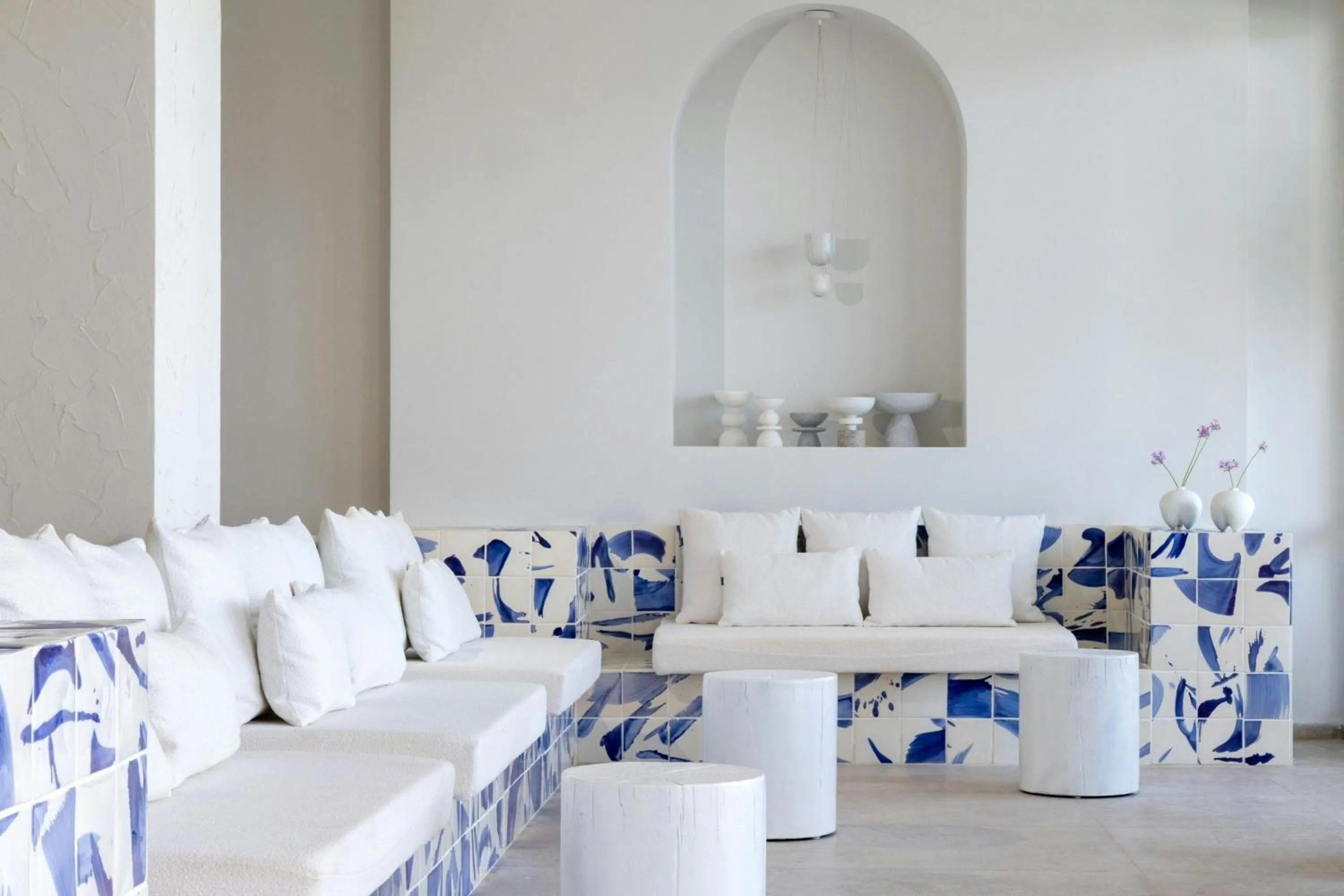 Lobby or reception in Patmos Aktis, a Luxury Collection Resort & Spa, Greece