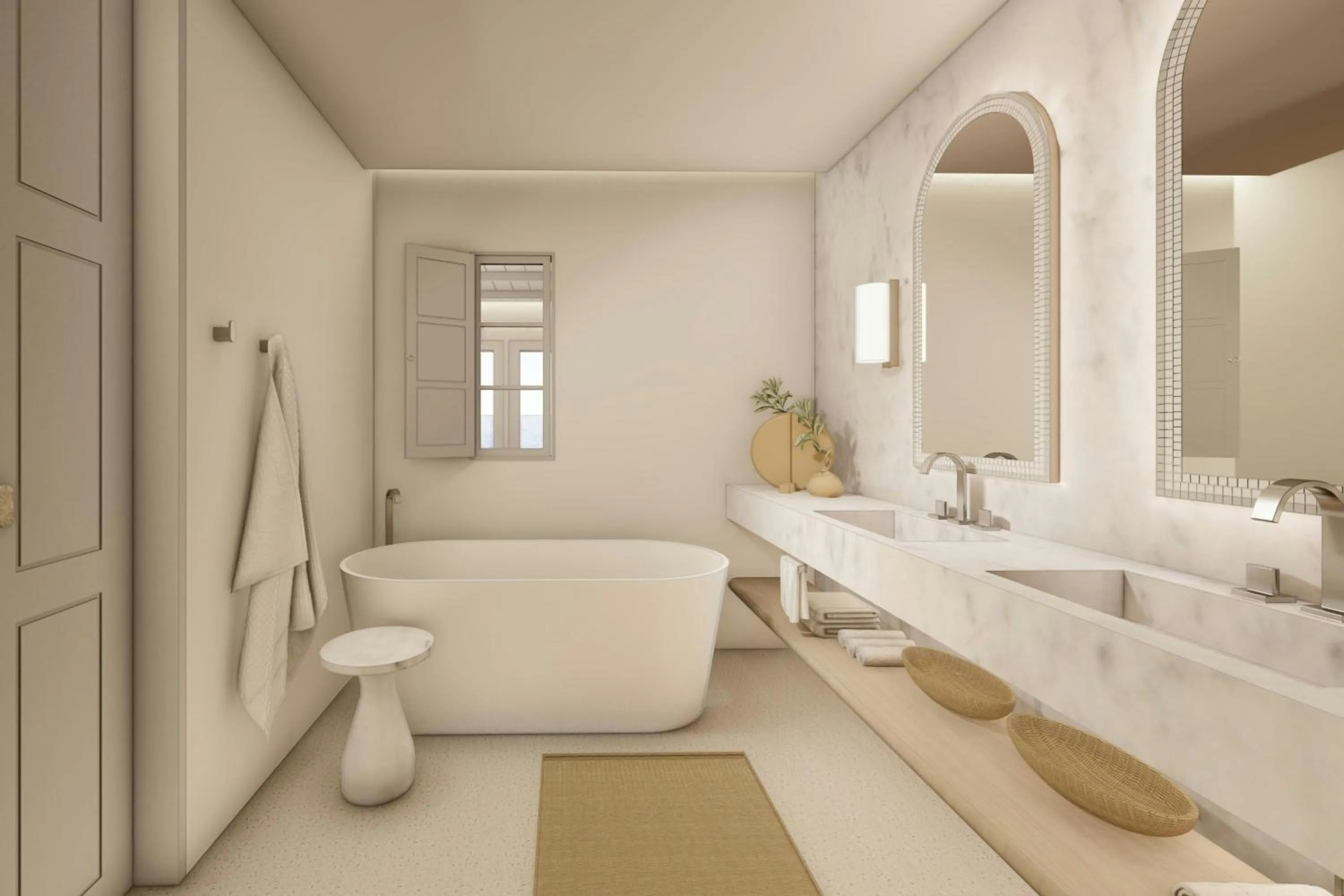 Bathroom in Patmos Aktis, a Luxury Collection Resort & Spa, Greece