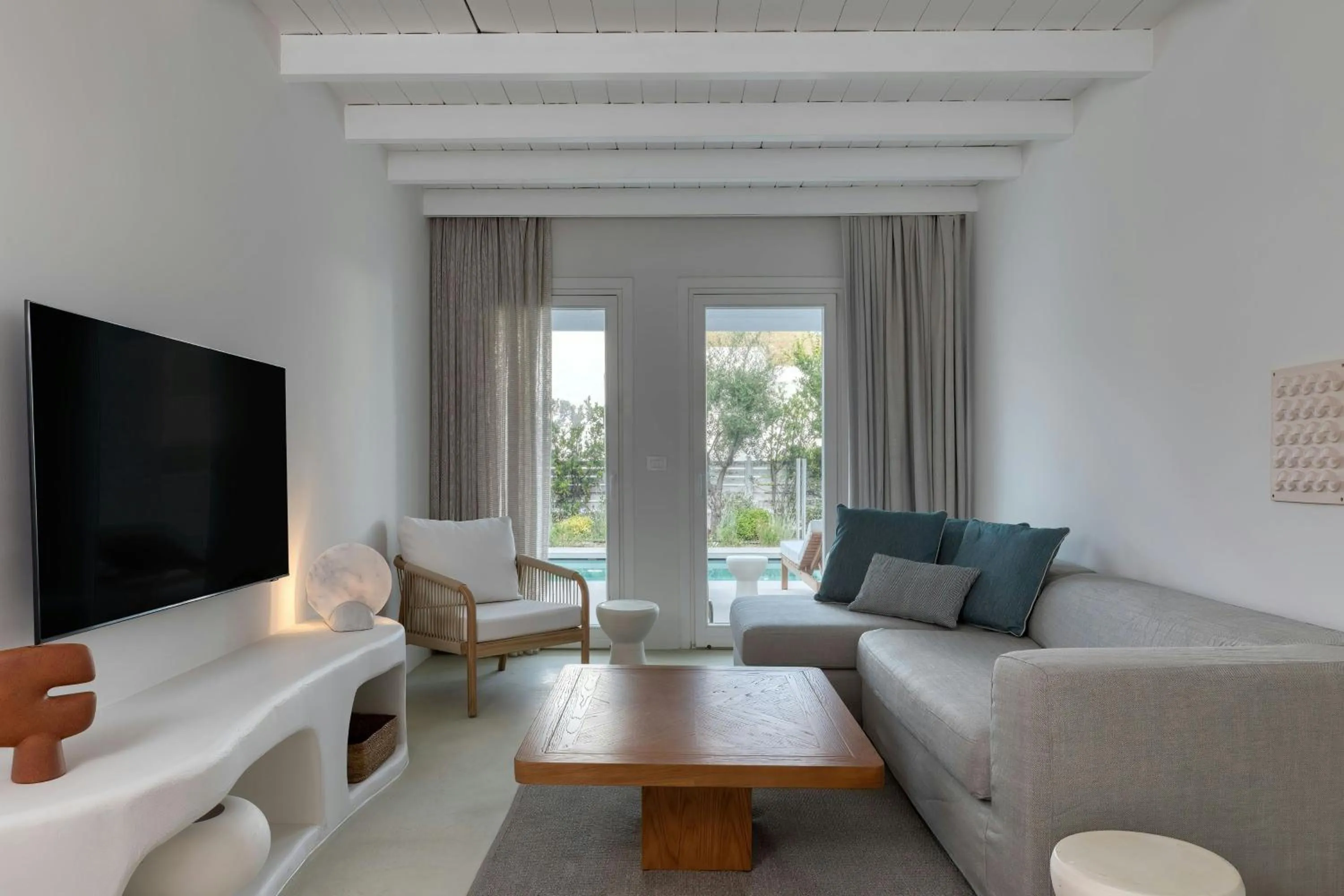 Living room in Patmos Aktis, a Luxury Collection Resort & Spa, Greece