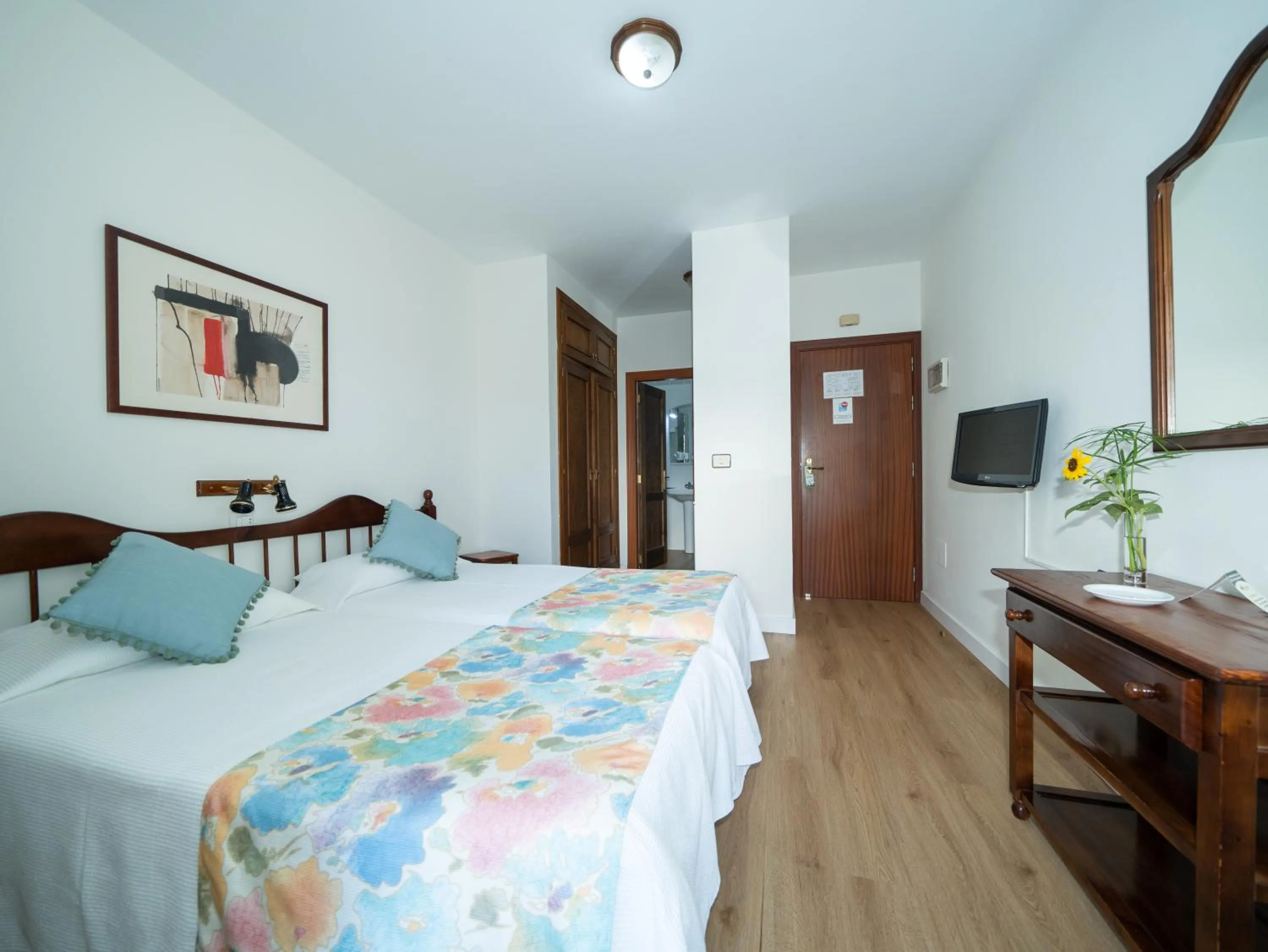 Bed in Hotel Ida Inés