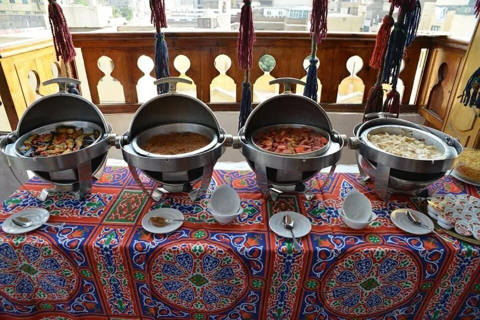 Buffet breakfast in Nefertiti Hotel Luxor