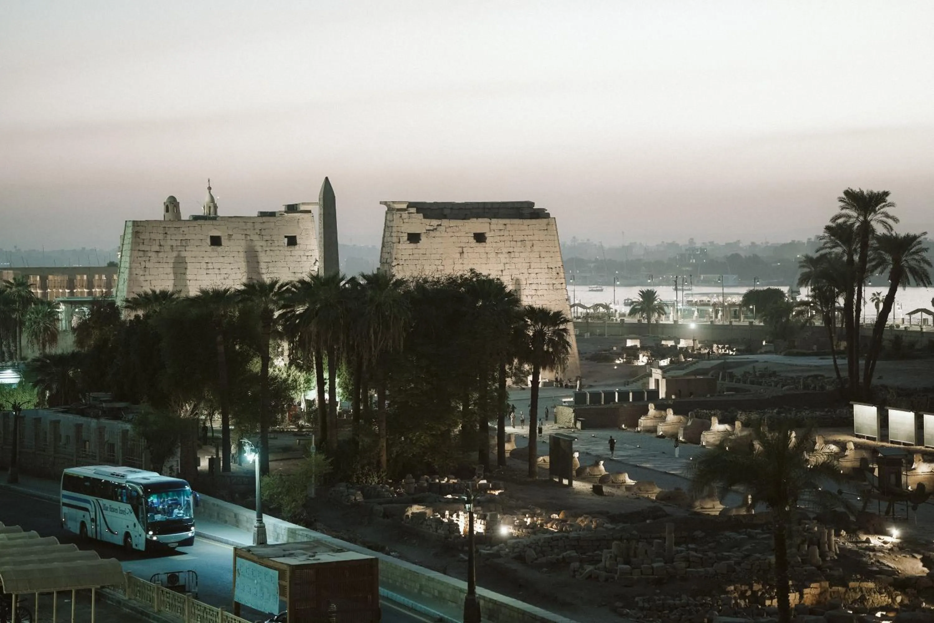 Landmark view in Nefertiti Hotel Luxor