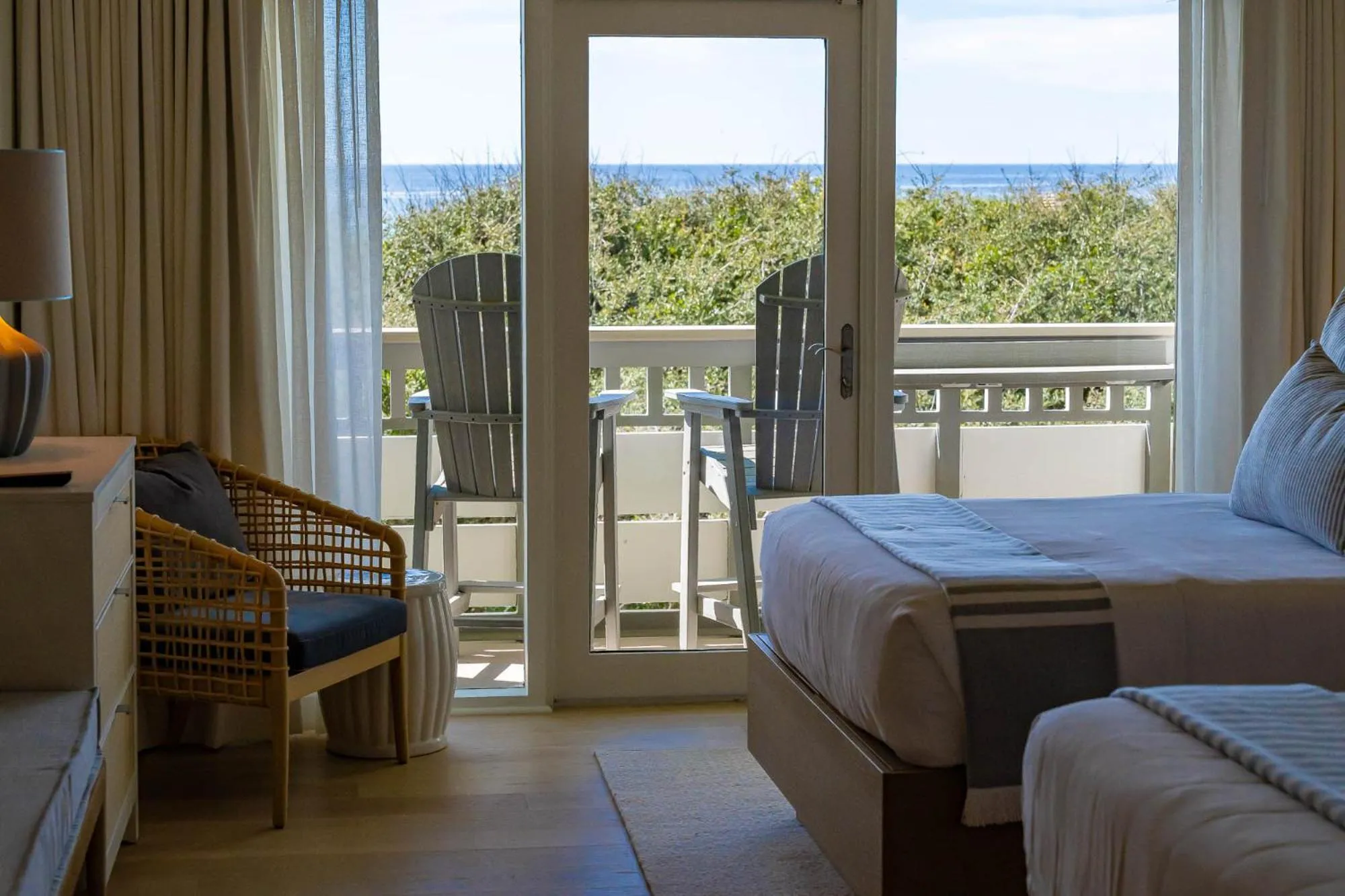 Bed in WaterColor Inn & Resort