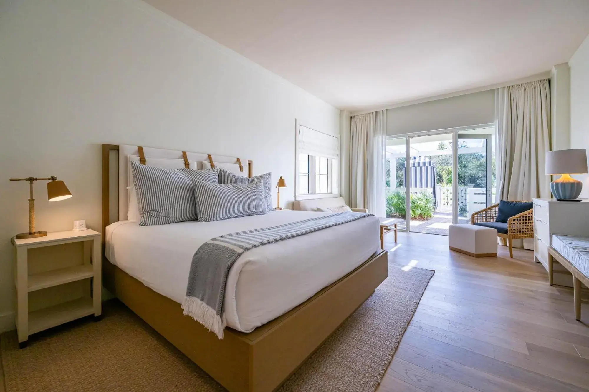 Bed in WaterColor Inn & Resort Bed in WaterColor Inn & Resort