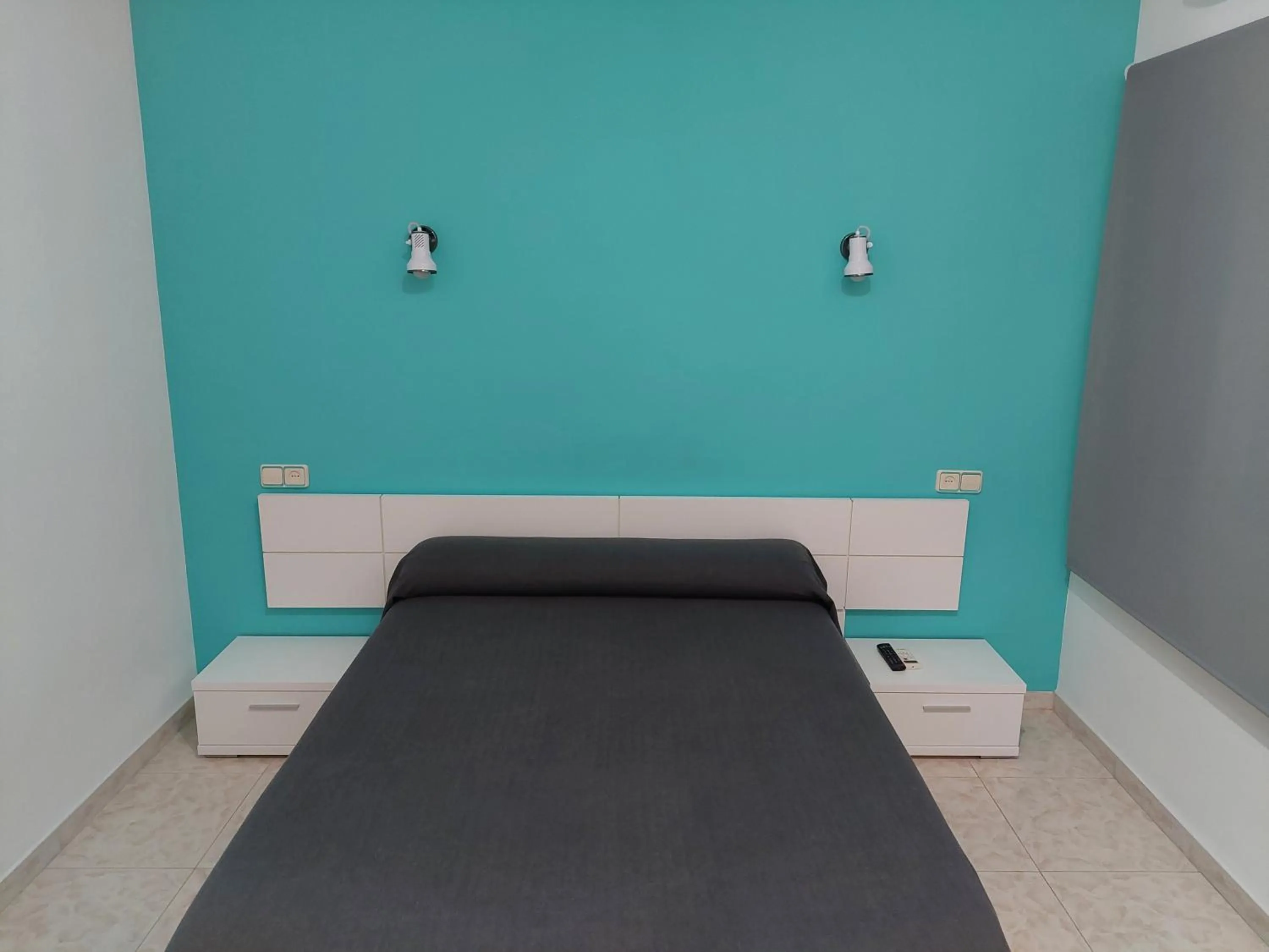 Bed in Hotel Cervantes