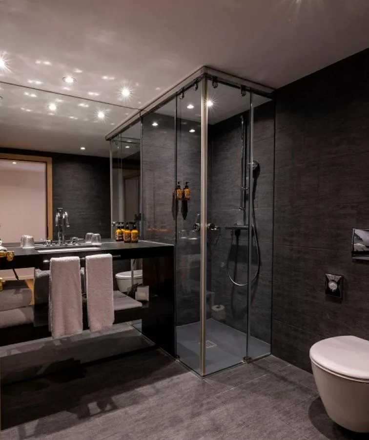 Shower in Hotel Vitznauerhof - Lifestyle Hideaway at Lake Lucerne