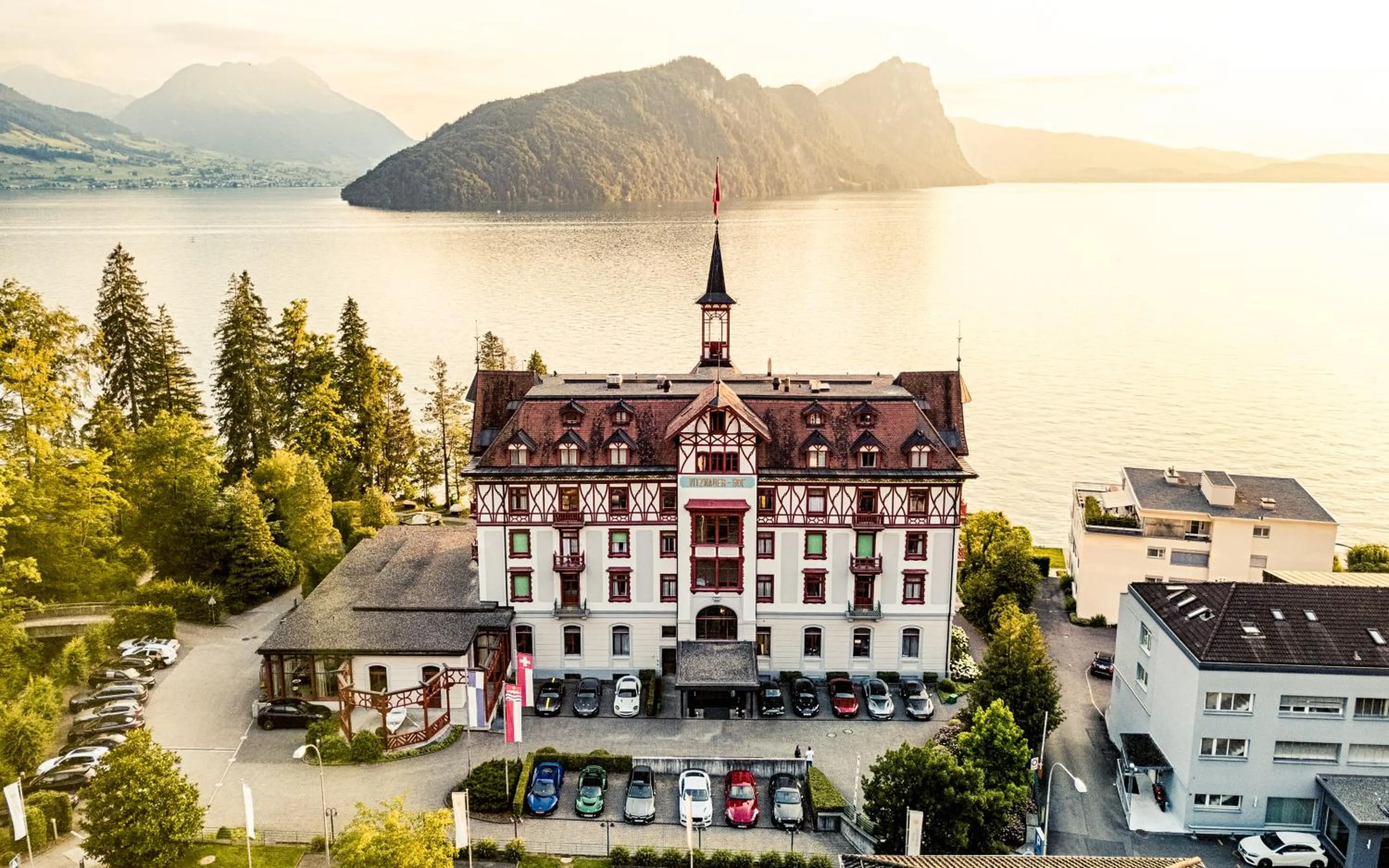 Property building in Hotel Vitznauerhof - Lifestyle Hideaway at Lake Lucerne