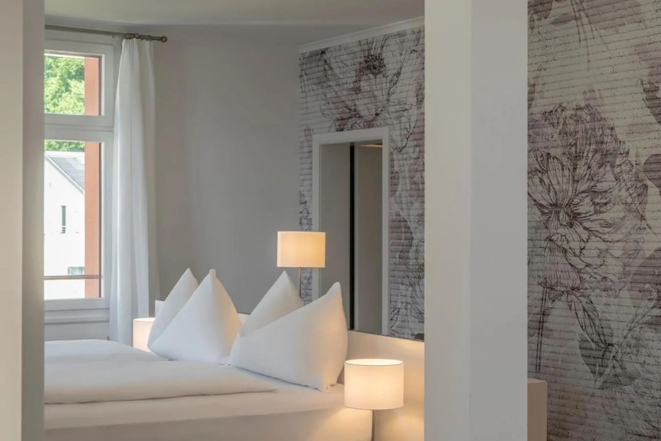 Bed in Hotel Vitznauerhof - Lifestyle Hideaway at Lake Lucerne