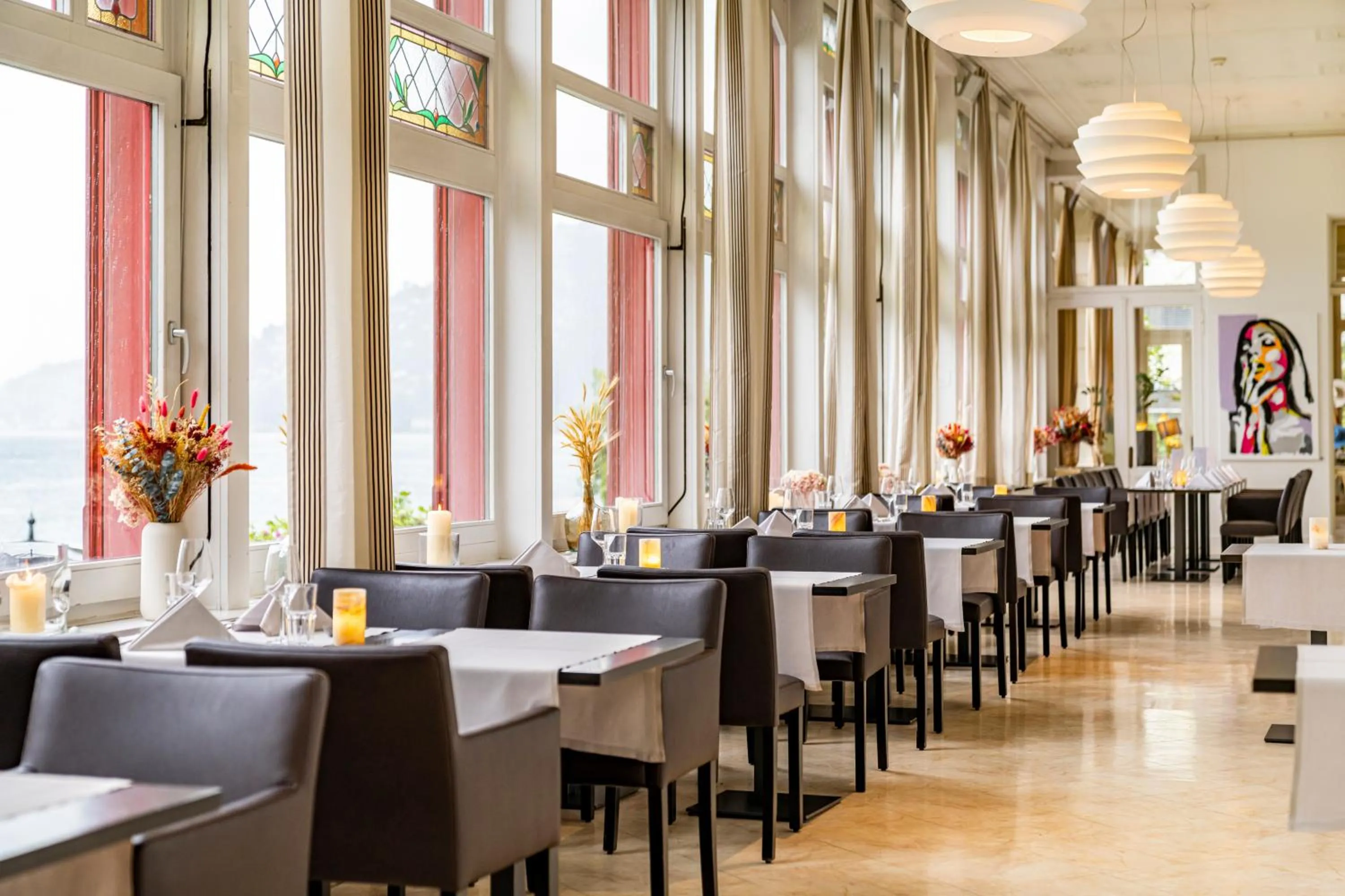 Restaurant/places to eat in Hotel Vitznauerhof - Lifestyle Hideaway at Lake Lucerne