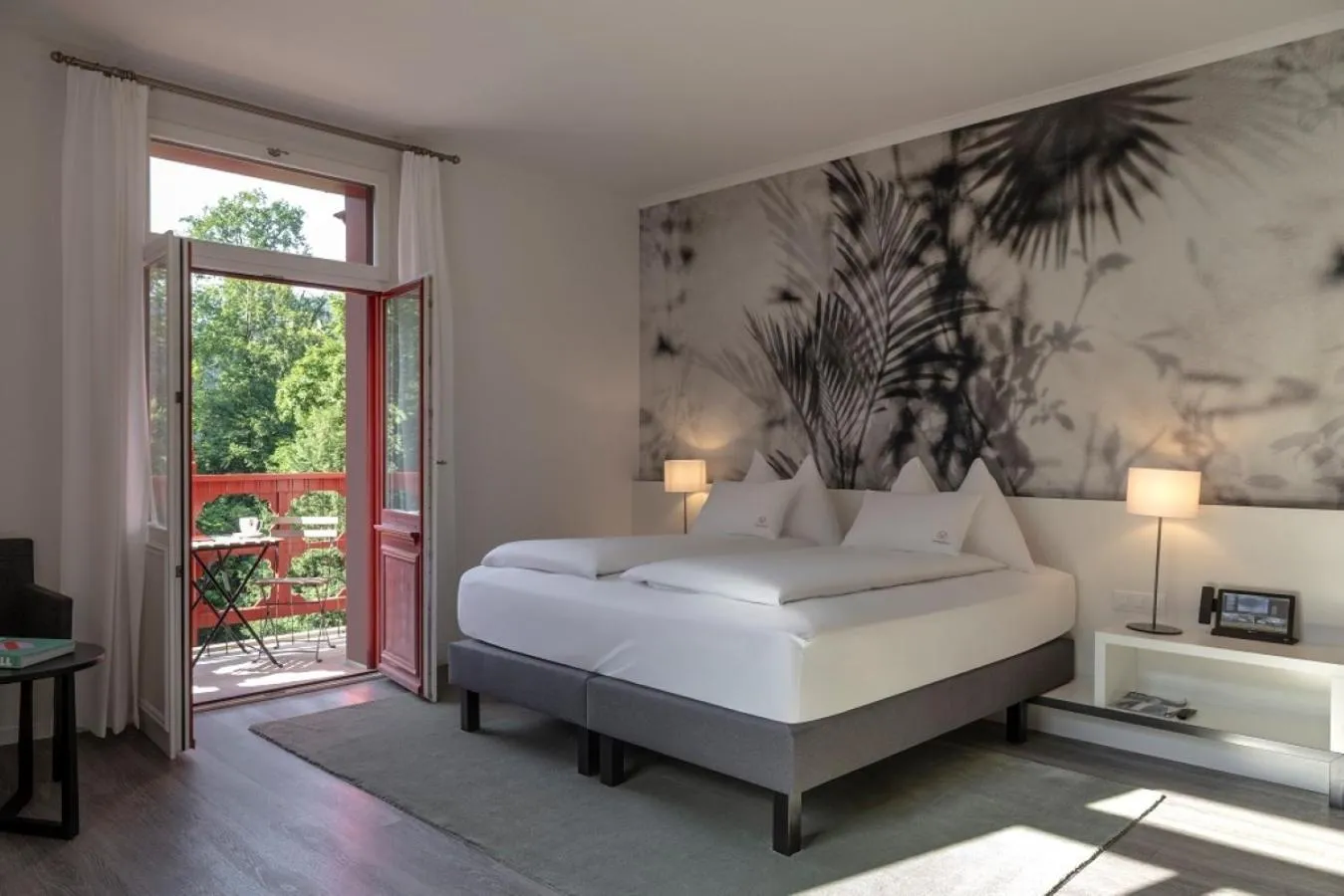 Bed in Hotel Vitznauerhof - Lifestyle Hideaway at Lake Lucerne