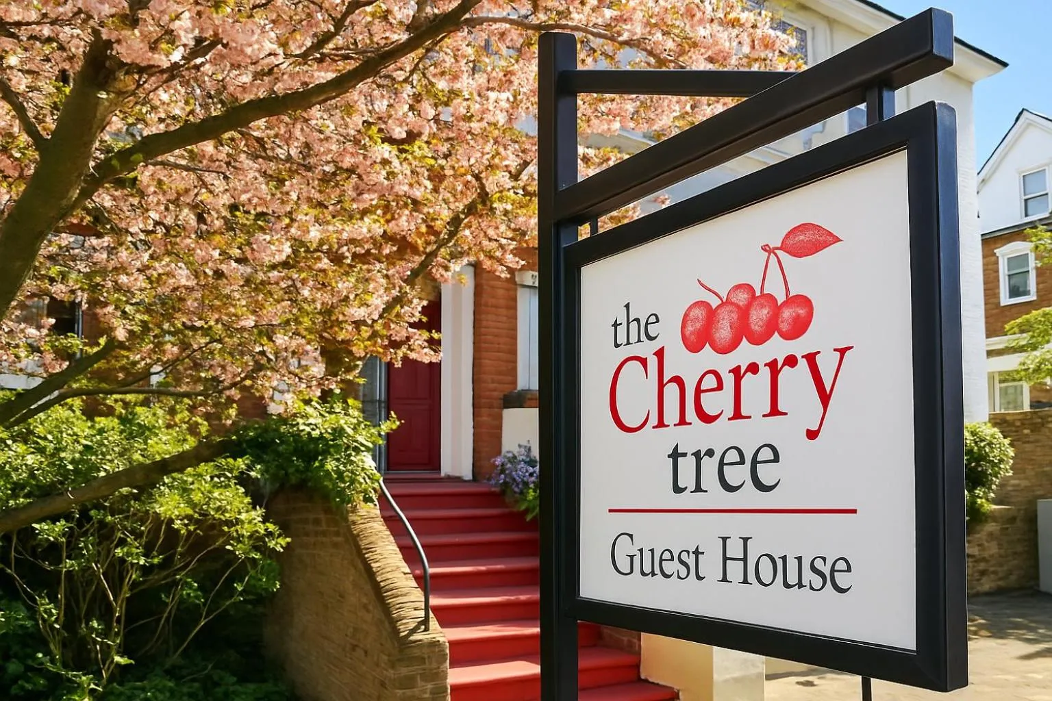 Facade/entrance in The Cherry Tree Guest House
