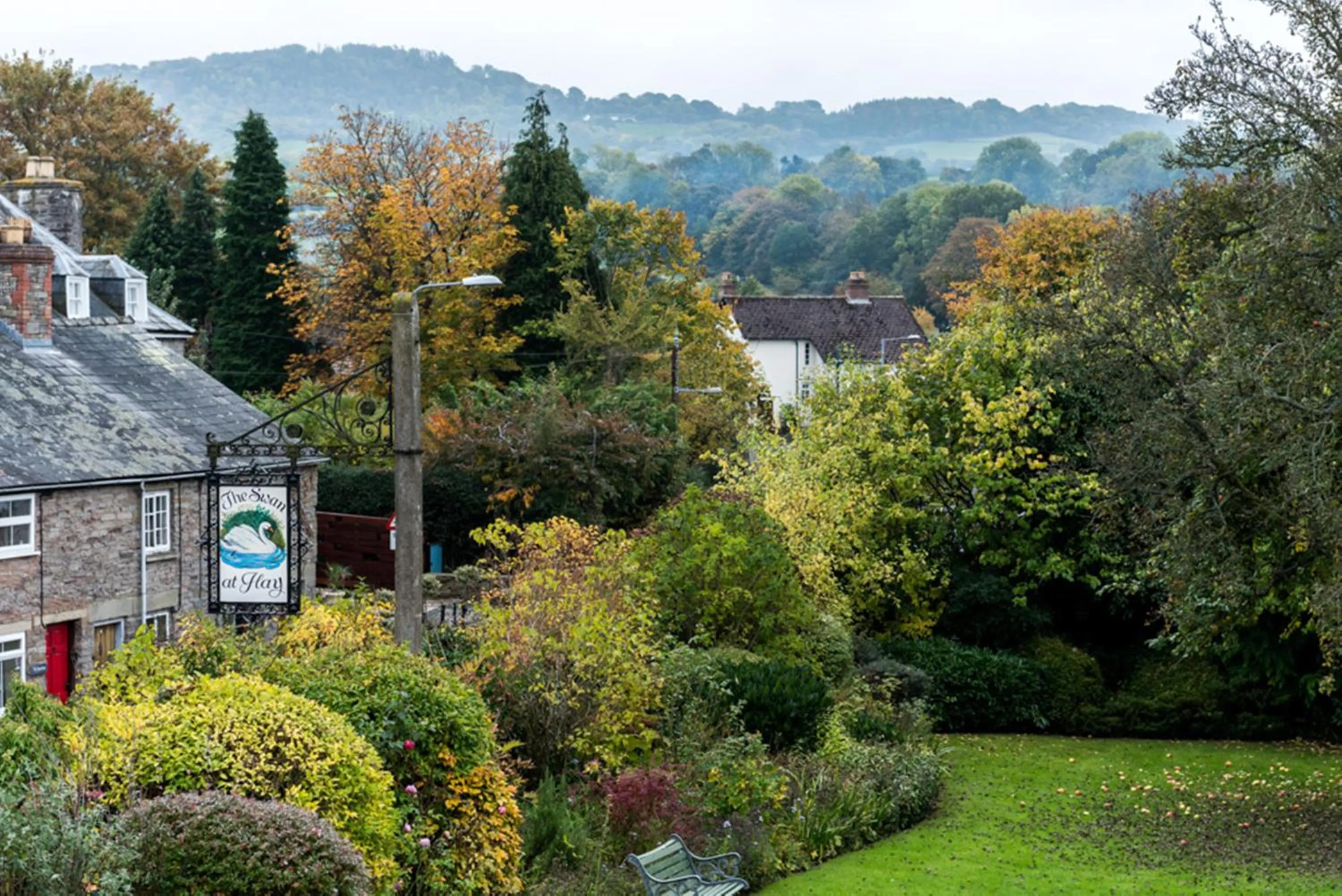 Garden view in The Swan At Hay