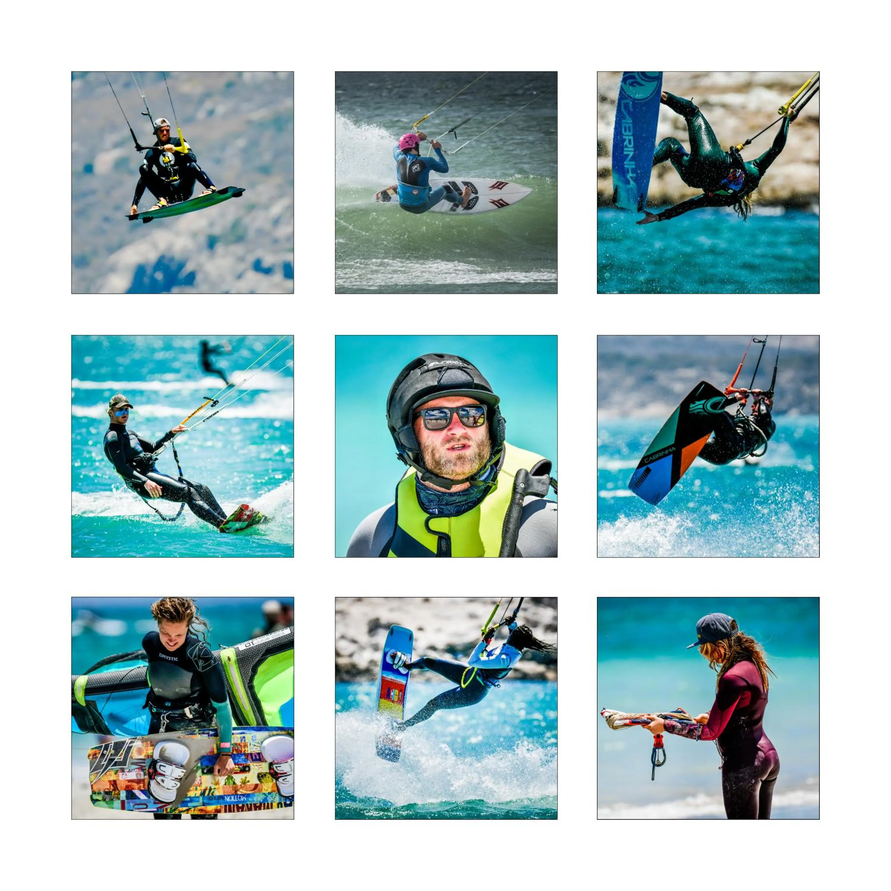 Windsurfing in Langebaan-On-Sea
