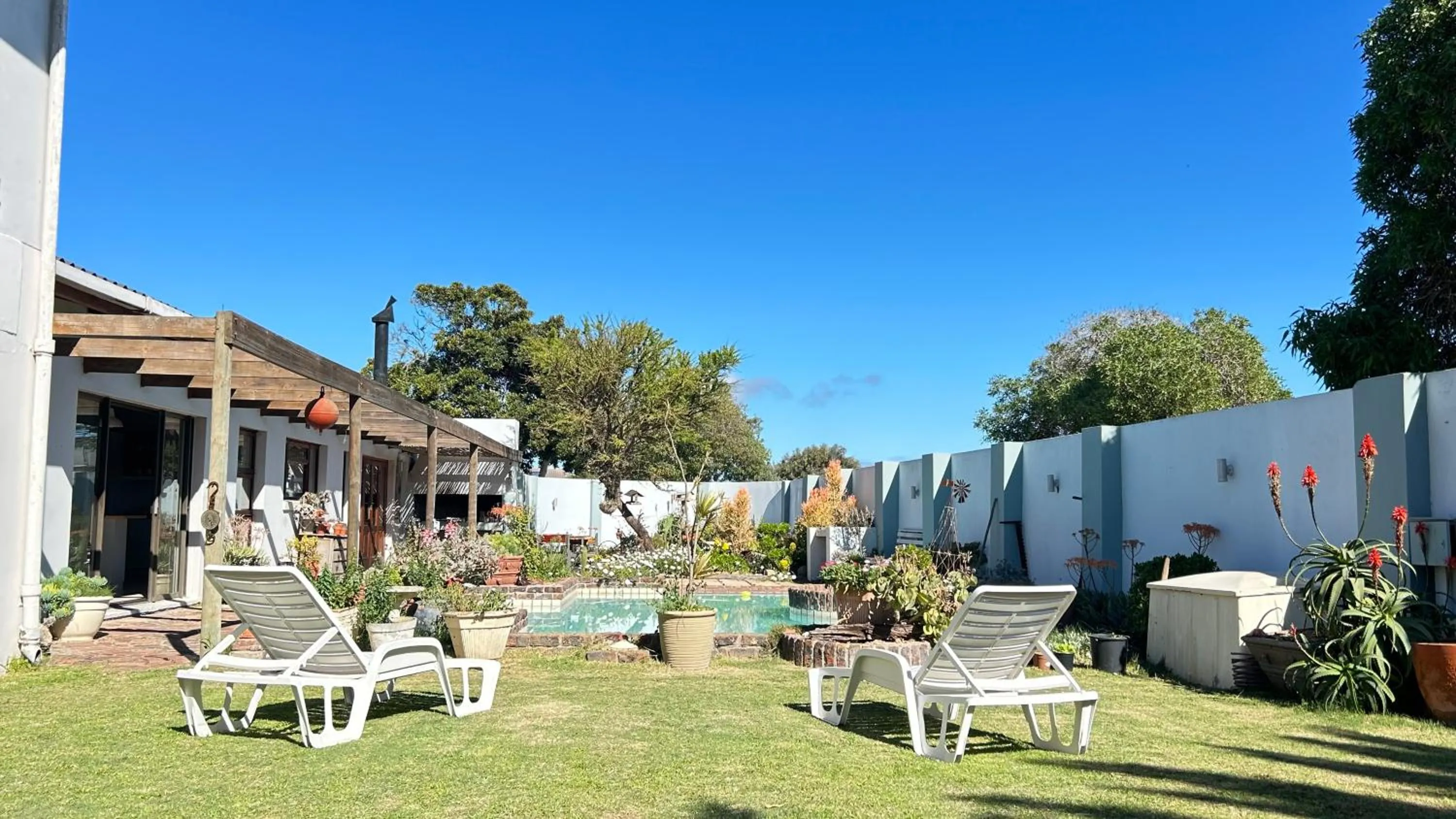 Garden view in Langebaan-On-Sea