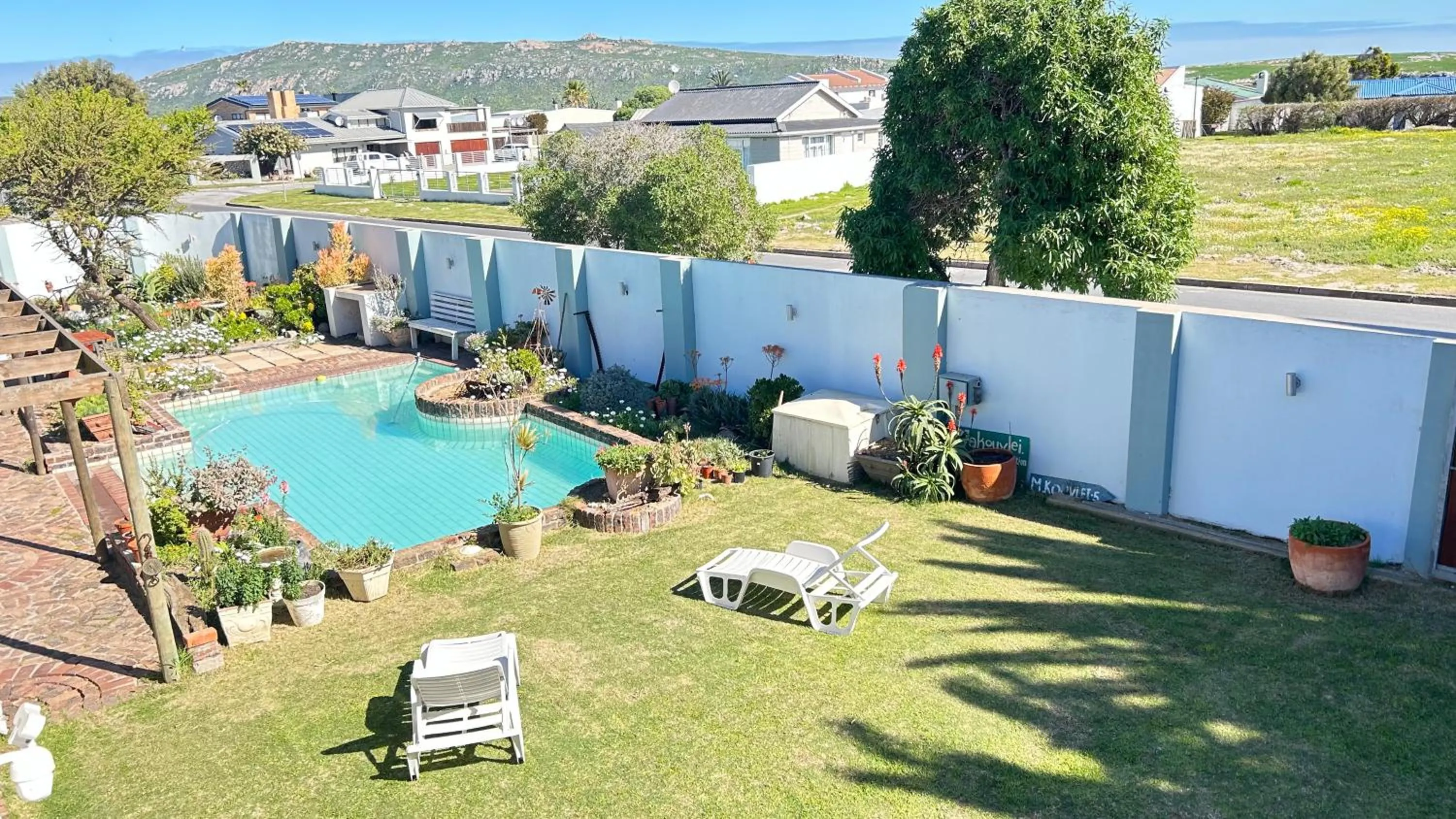 Garden view in Langebaan-On-Sea
