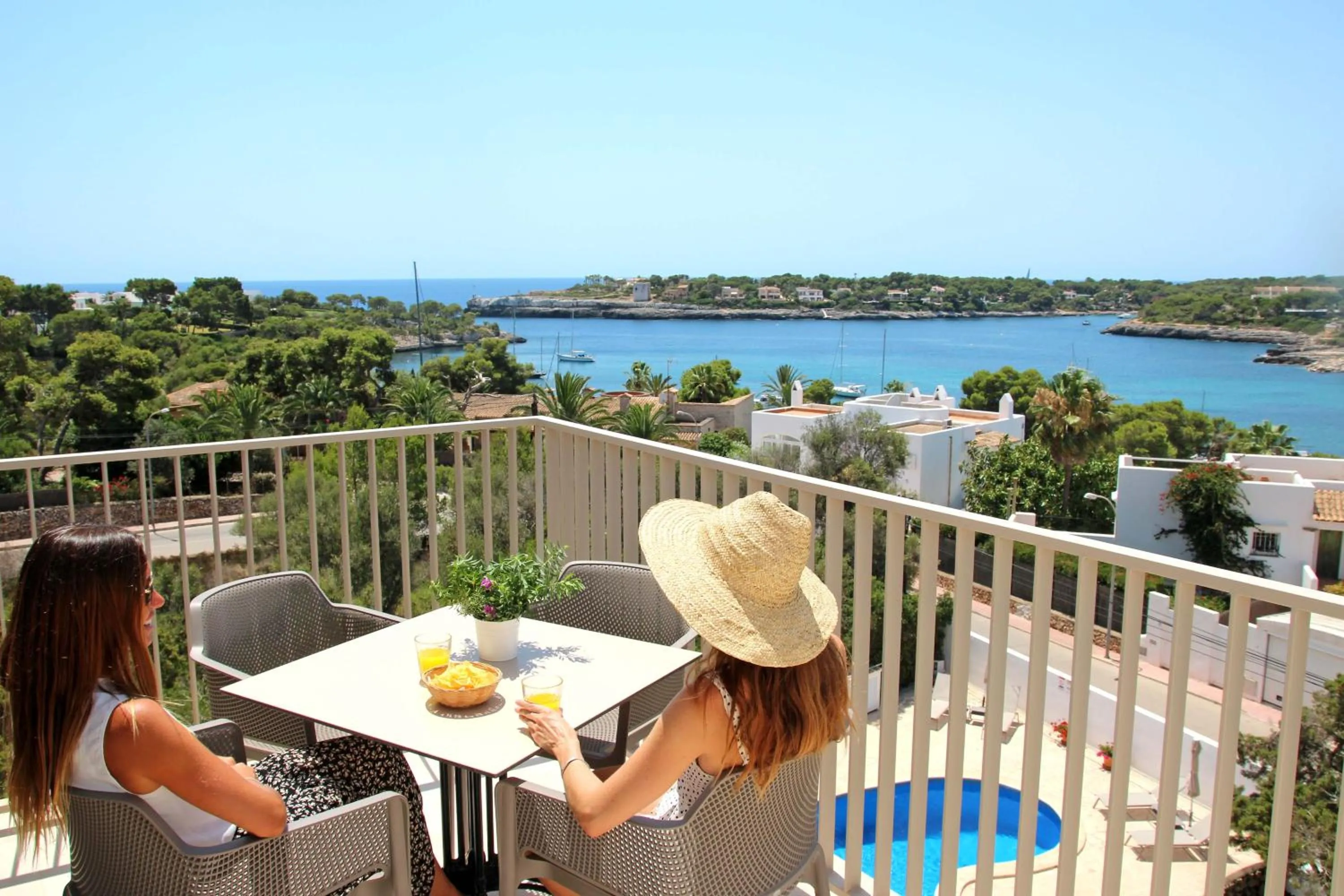 Balcony/Terrace in Aparthotel Niu d´Aus