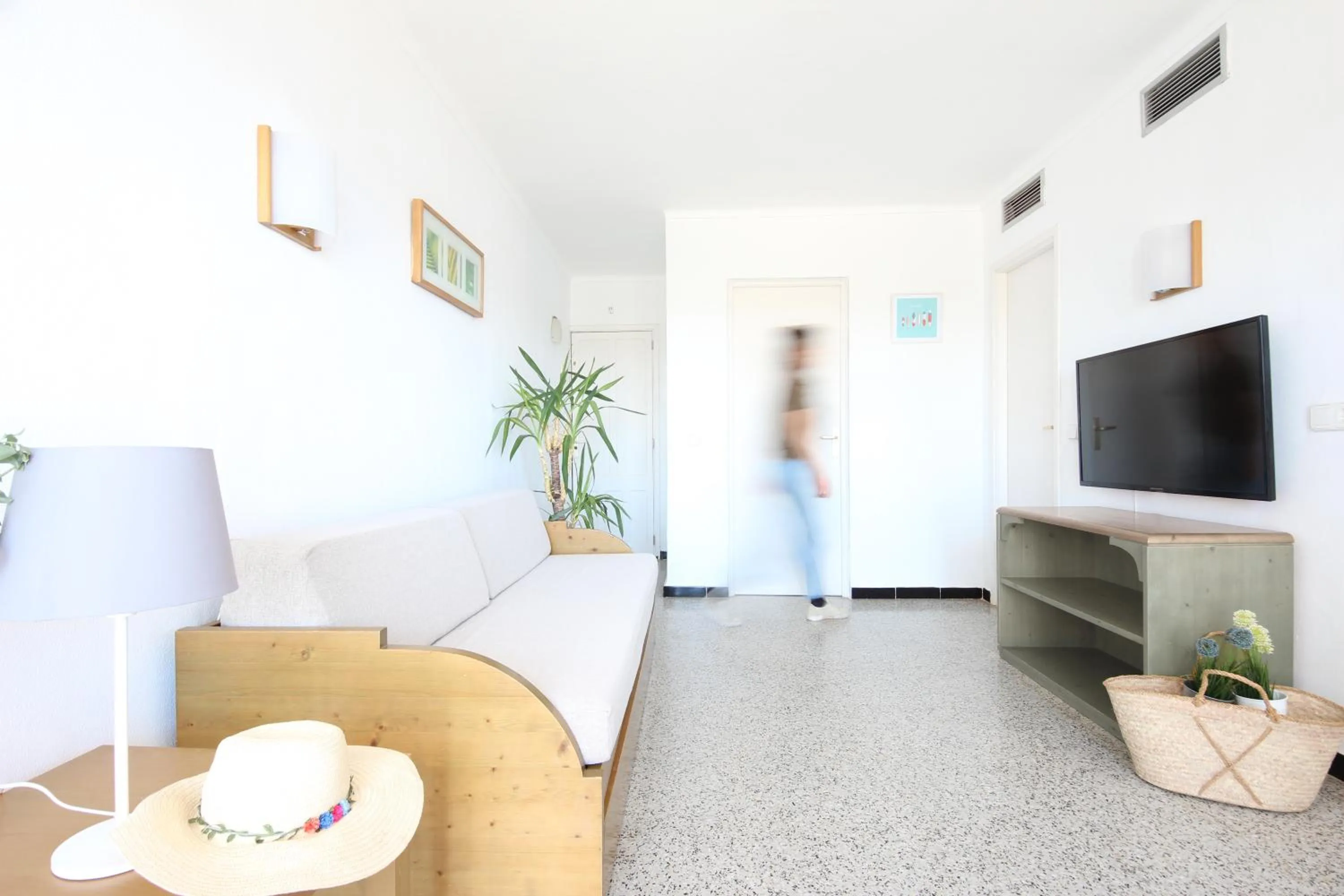 Living room in Aparthotel Niu d´Aus