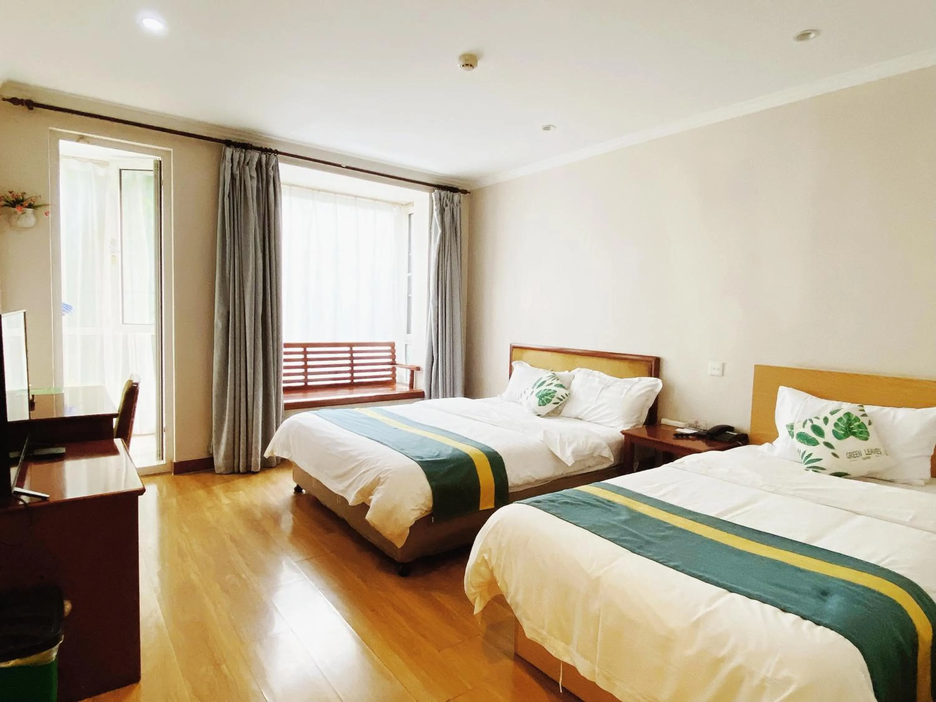 Photo of the whole room, Bed in Beijing RJ Brown city center hotel Forbidden City &Tian'anmen Square ,Near Subway line 8, 3min walk to Temple of Heaven, English Speaking reception , Laundry service ,Free wifi ,Oneday tour to Greatwall