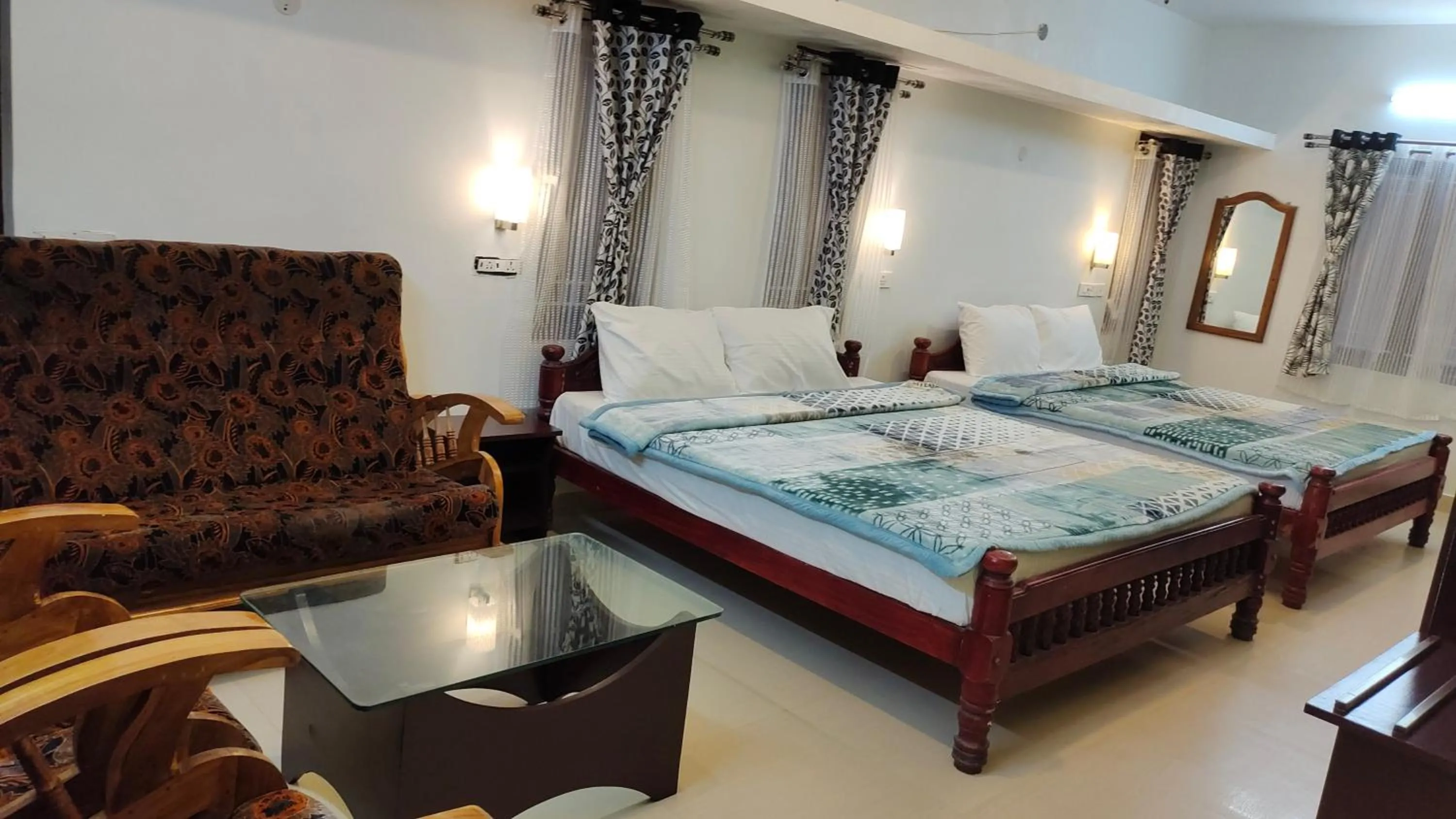 Bed in Royal Serene Villas