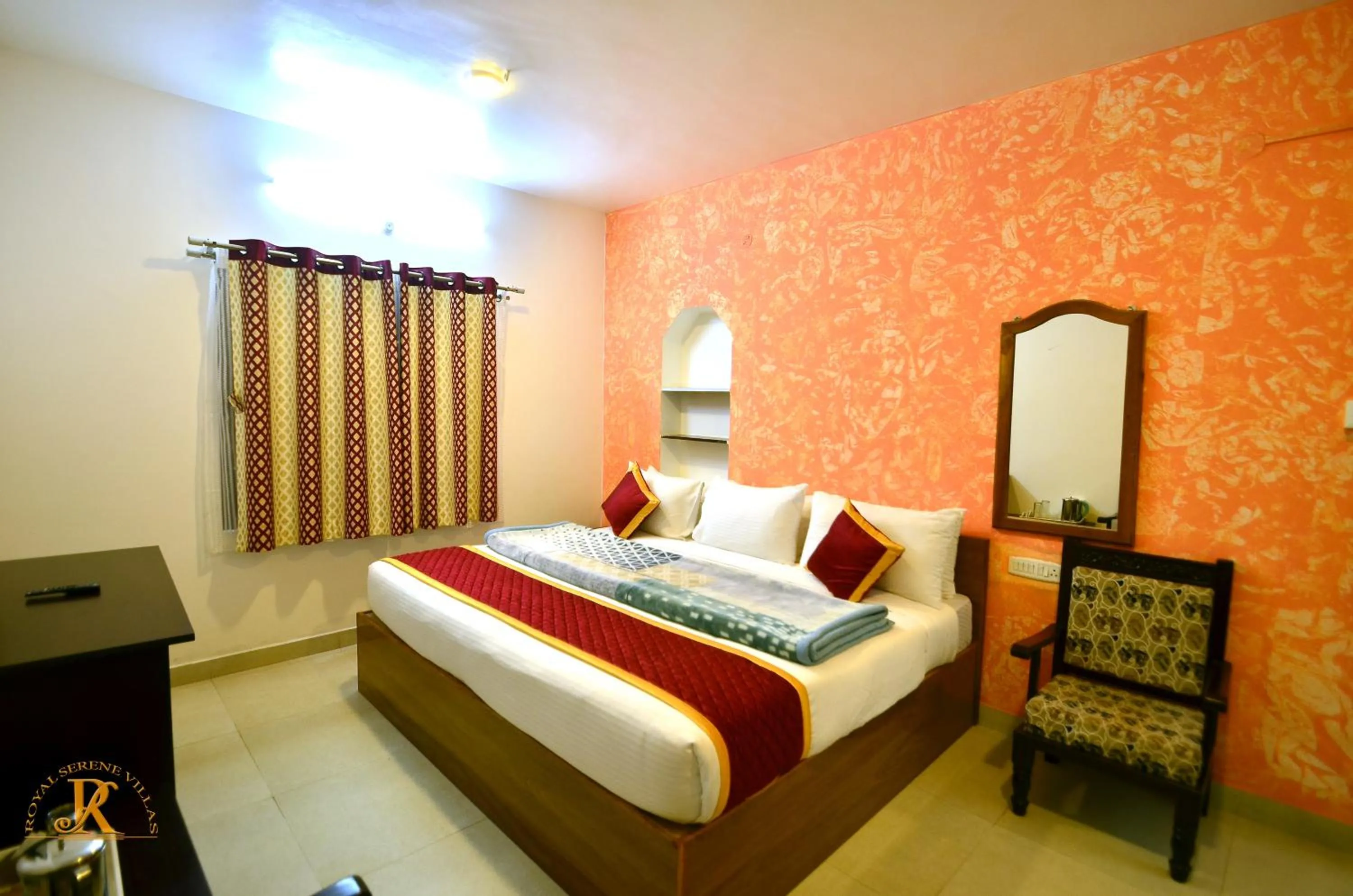 Bed in Royal Serene Villas