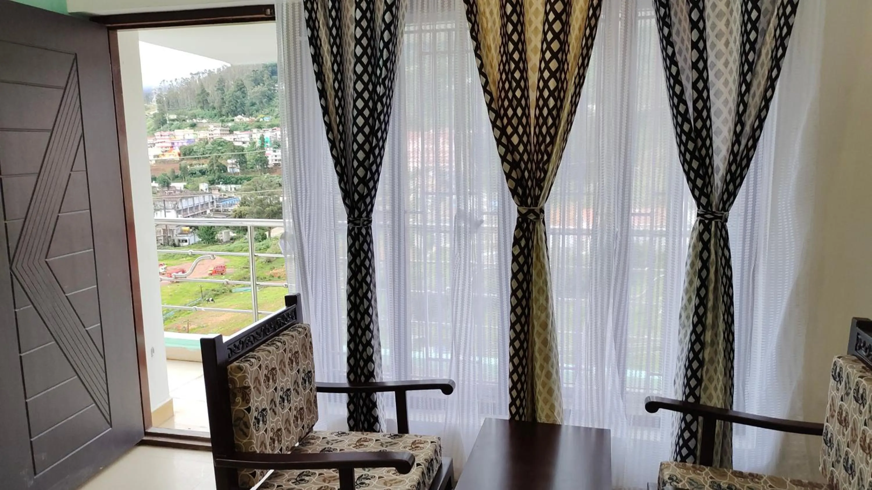 Seating area in Royal Serene Villas