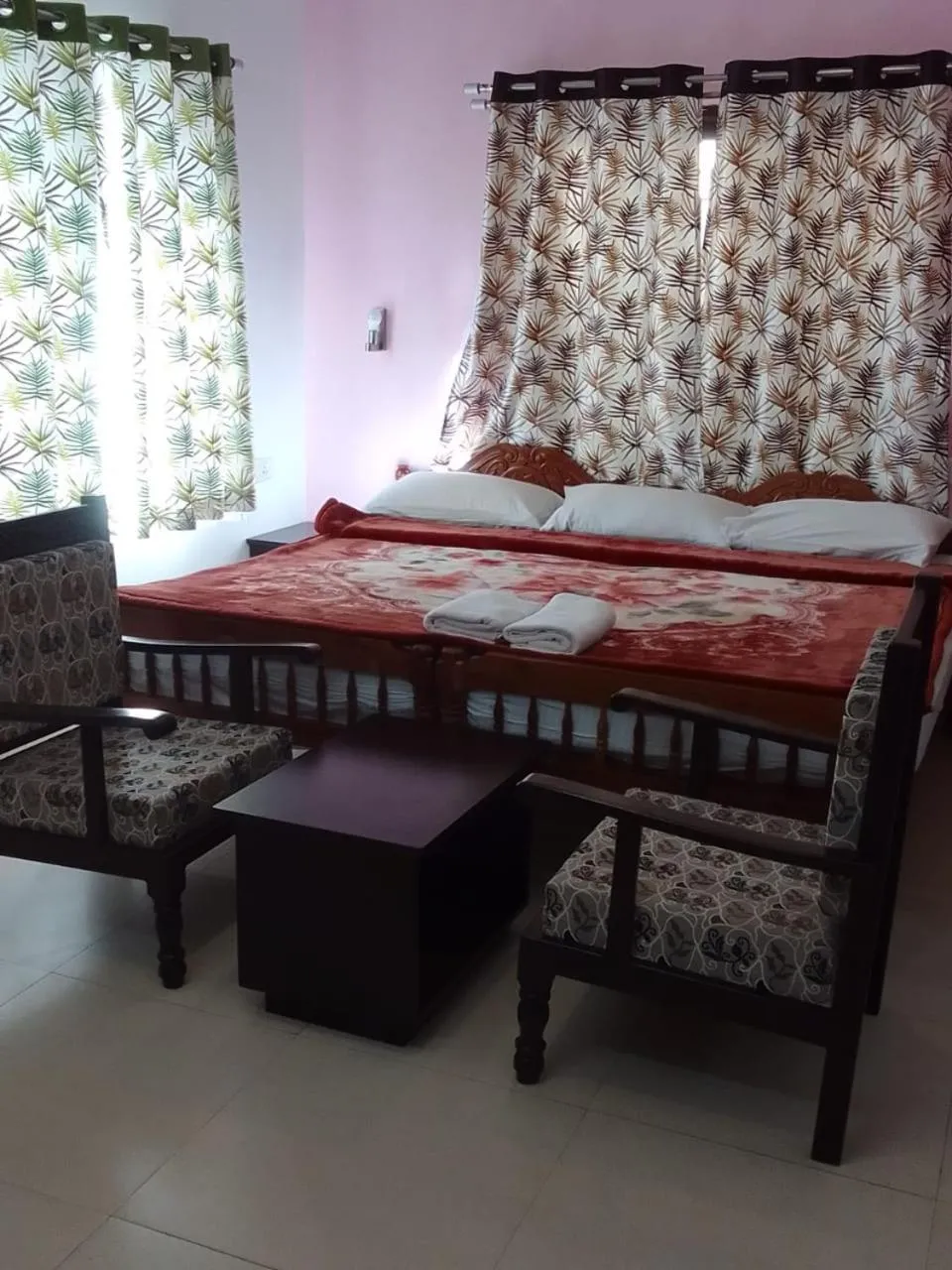 Bed in Royal Serene Villas