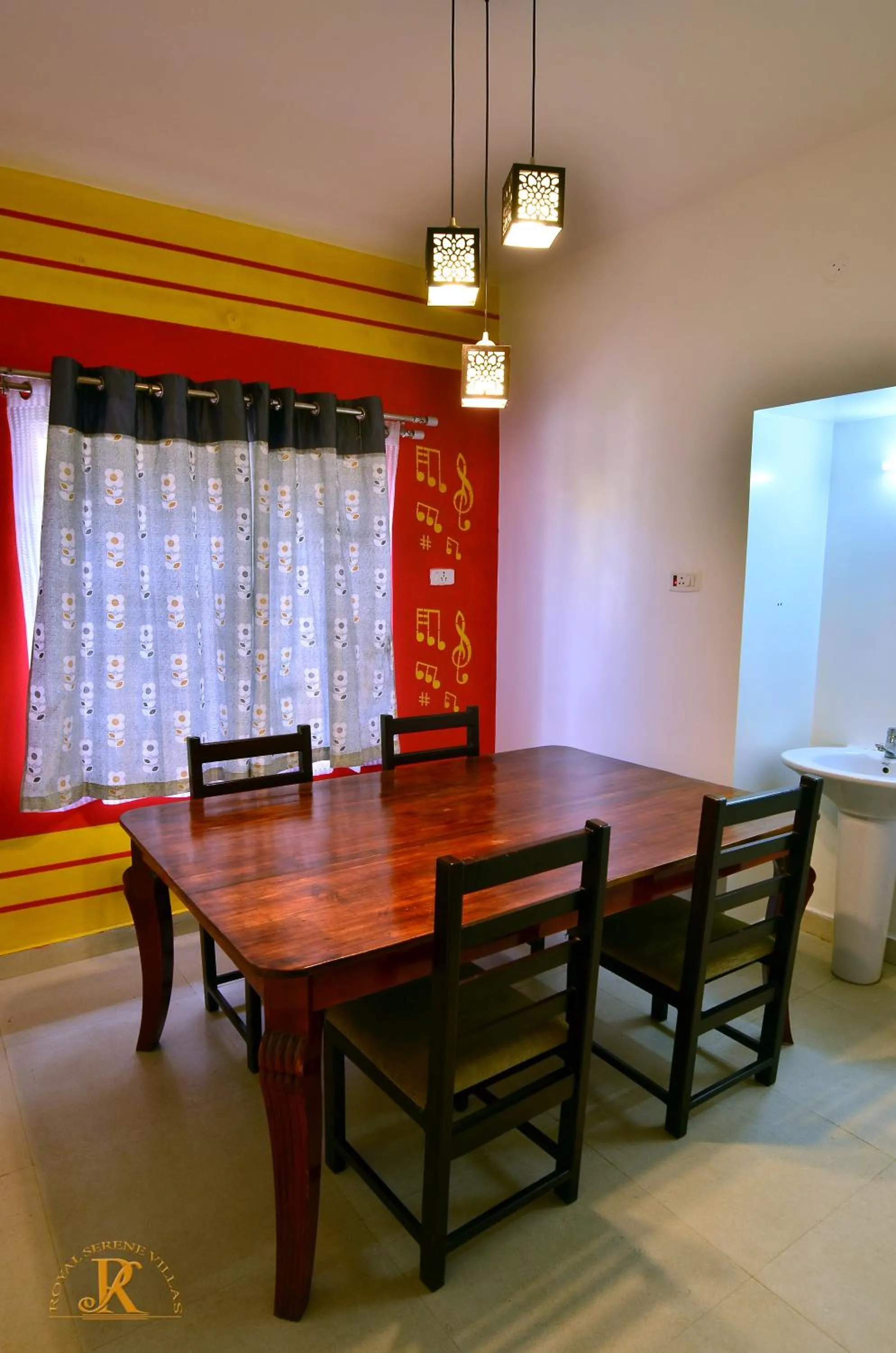 Dining area in Royal Serene Villas