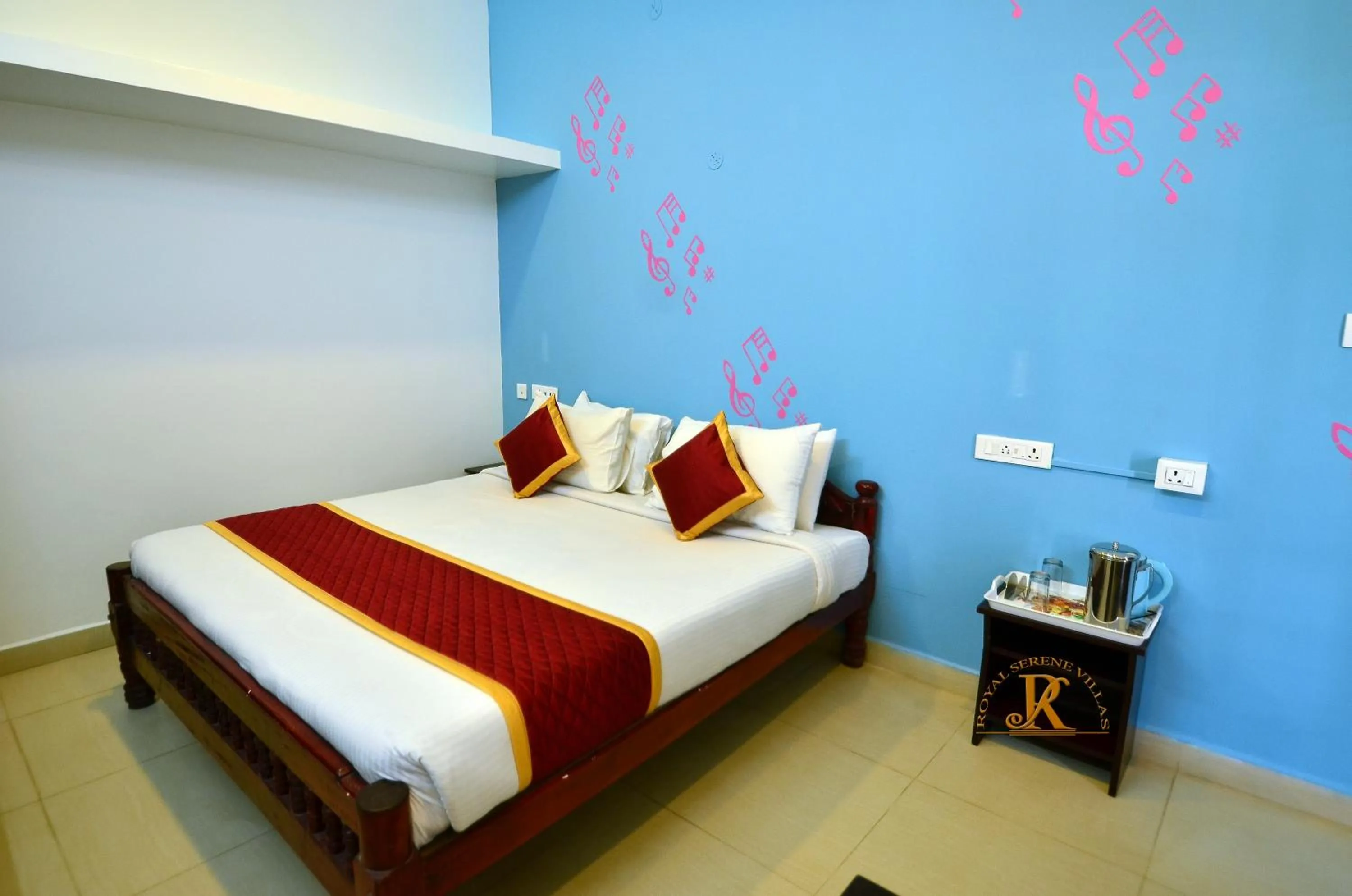 Bed in Royal Serene Villas