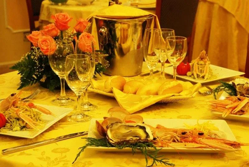 Food close-up in Hotel Corallo