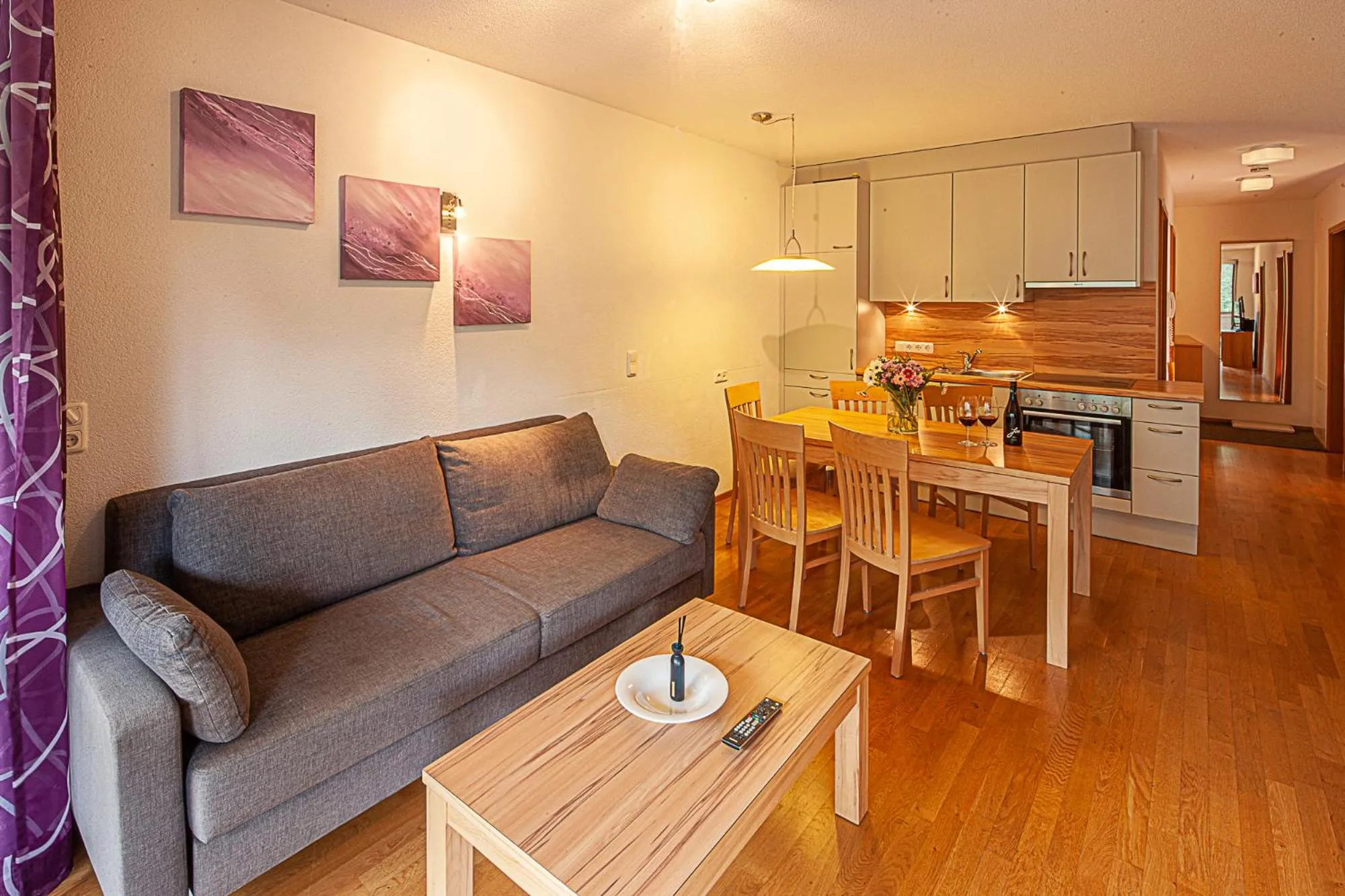 Kitchen or kitchenette in Alpine Lifestyle Berghotel Madlener