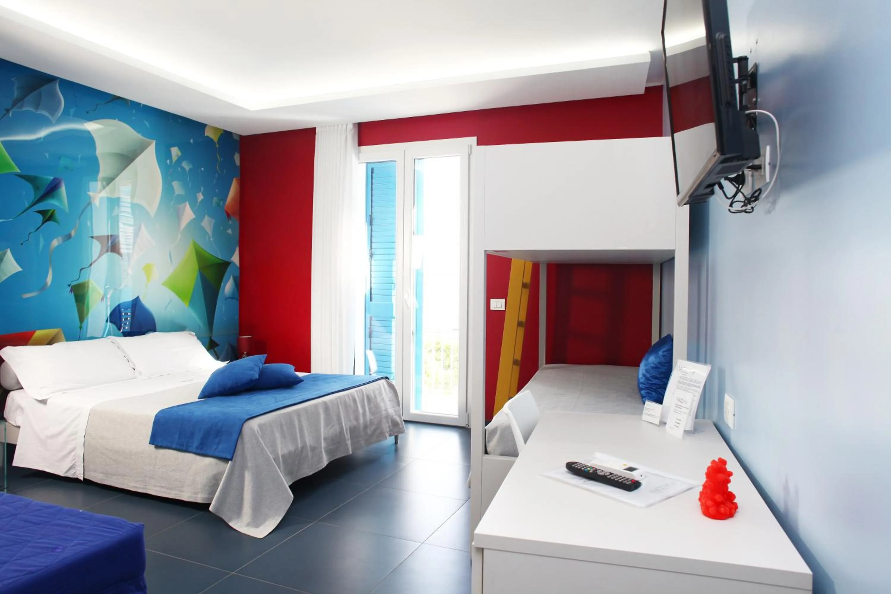 Bed in Rivazzurra Design Rooms