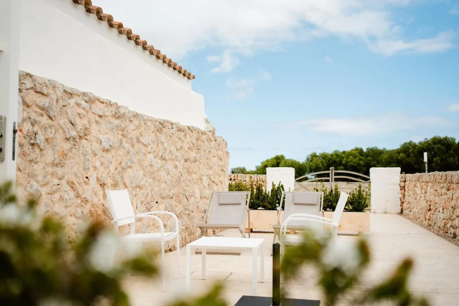 Balcony/Terrace in Hotel Rural Binigaus Vell